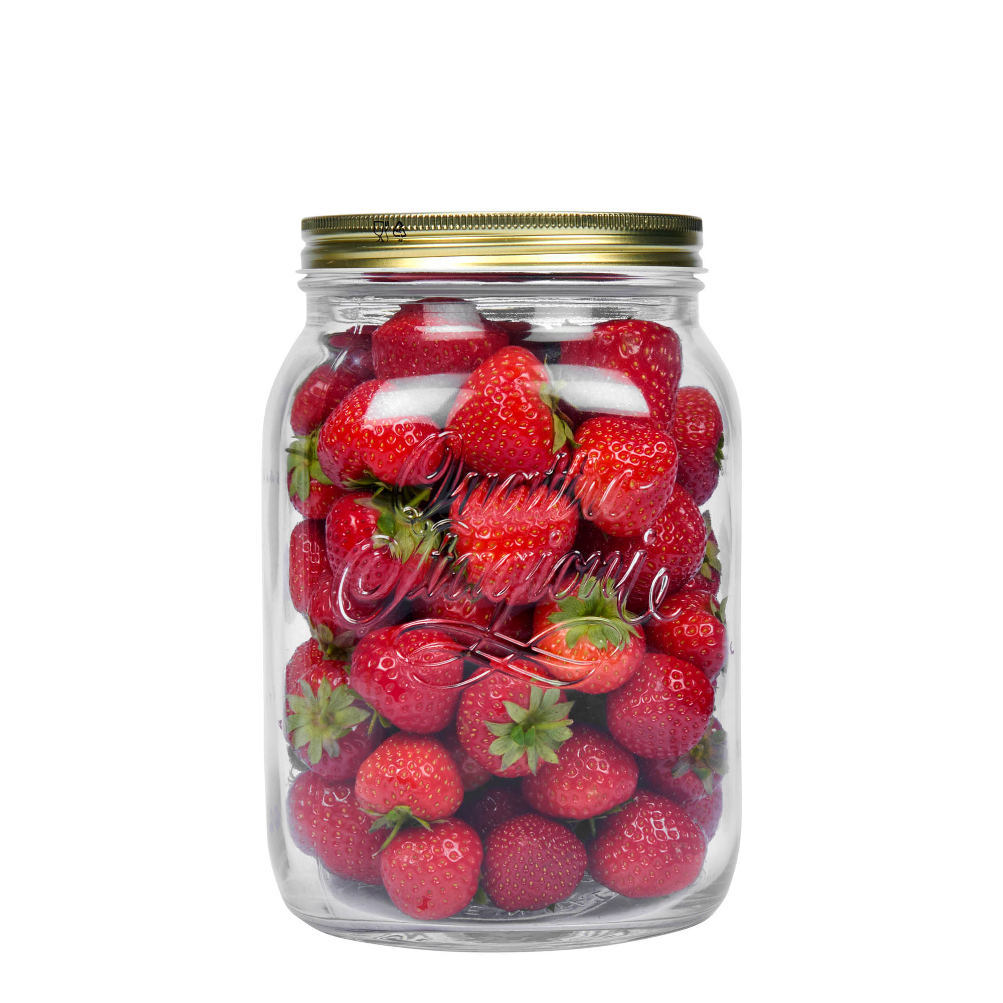 2.000 ml Vetro 'Quattro Stagioni', Bocca: Tappo a vite 2.000 ml Vetro 'Quattro Stagioni', Bocca: Tappo a vite