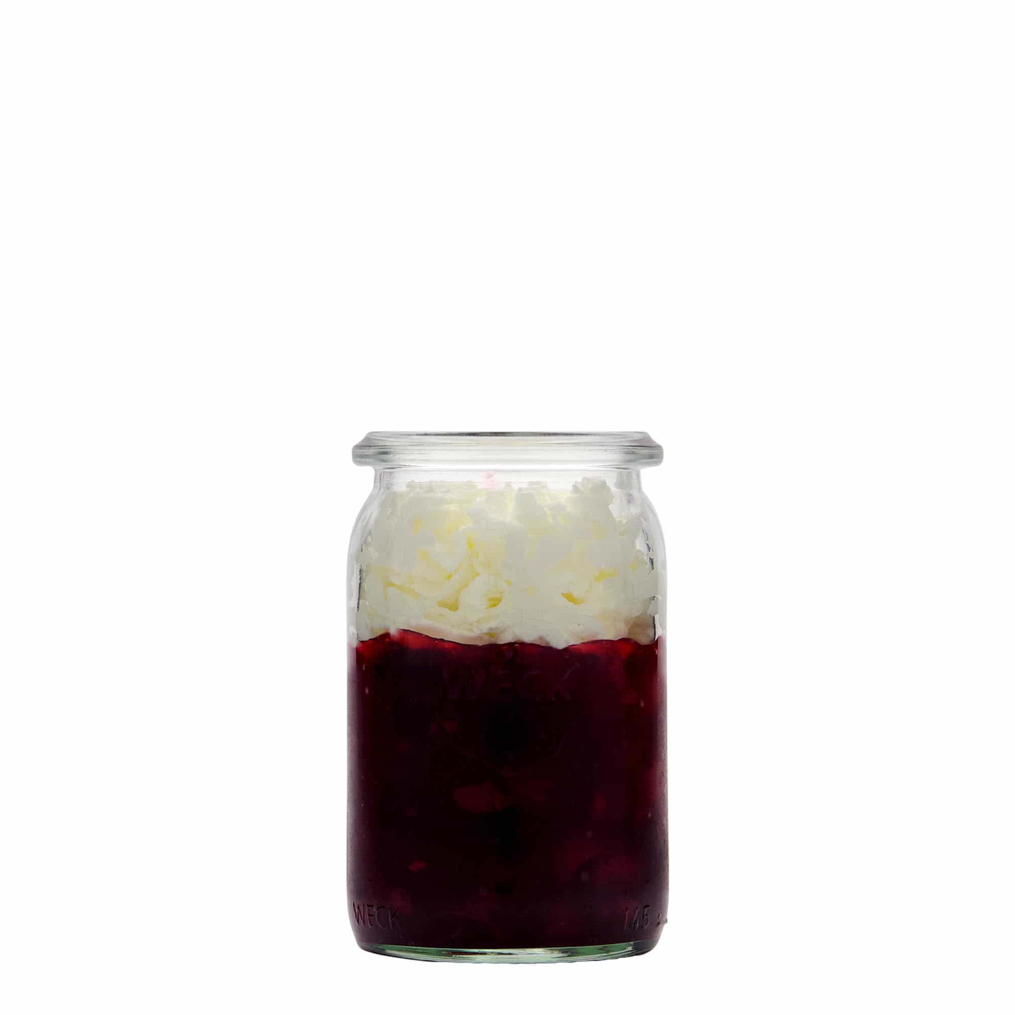 145 ml Vasetto WECK Cilindro, vetro, imboccatura: bordo rotondo