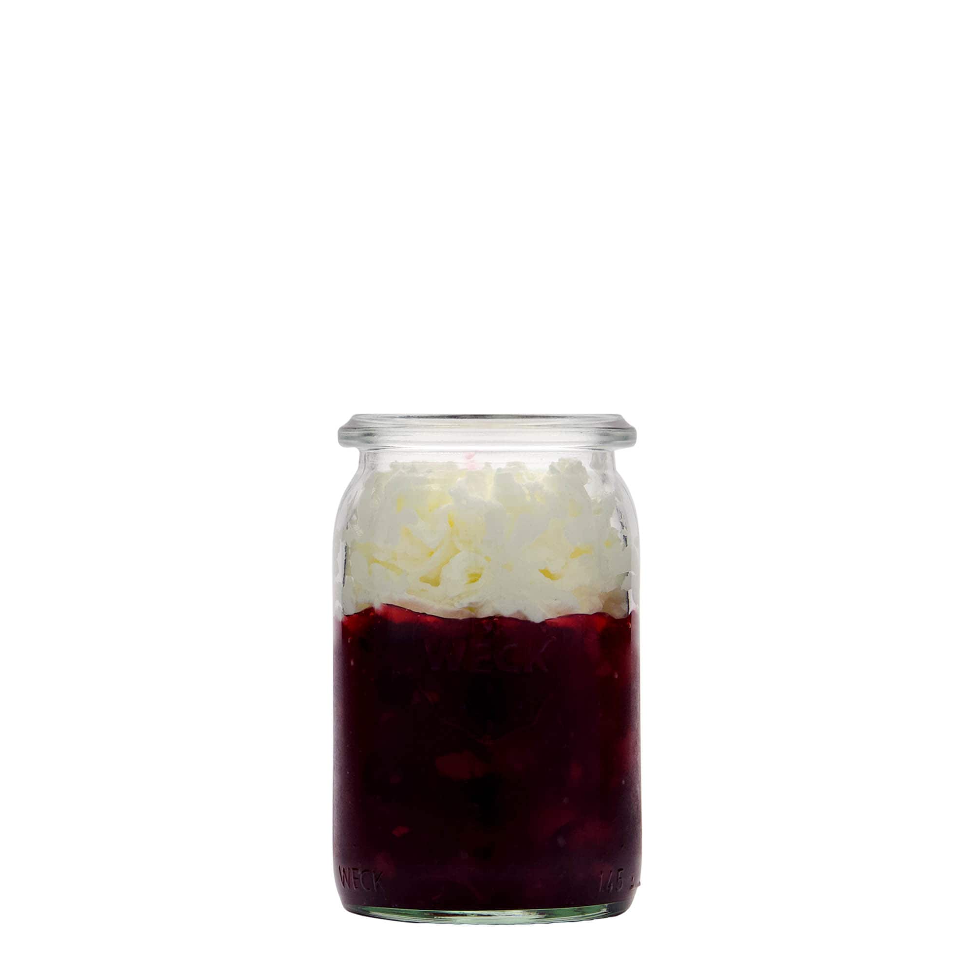 145 ml WECK-Vetro cilindrico, bocca: bordo tondo