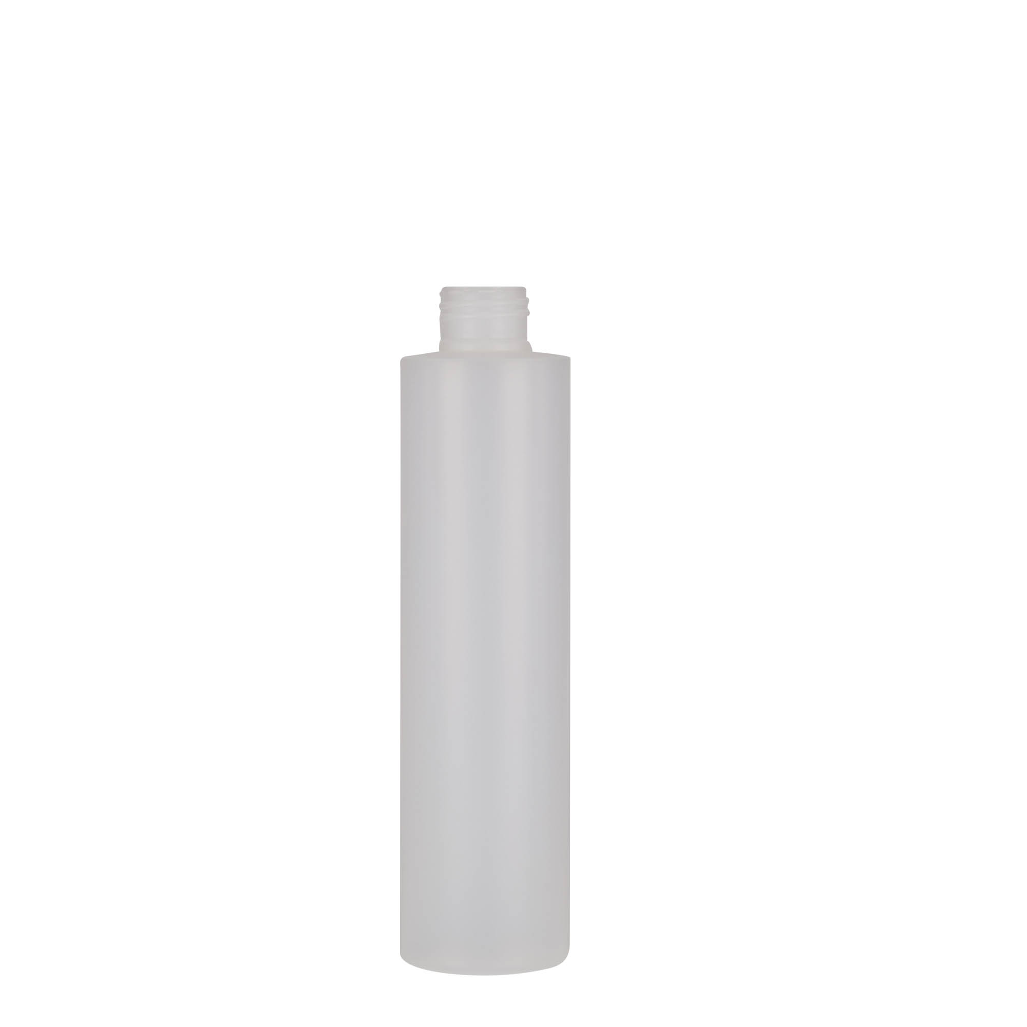 Bottiglia in plastica da 200 ml 'Pipe', HDPE, naturale, bocca: 24/410 Bottiglia in plastica da 200 ml 'Pipe', HDPE, naturale, bocca: 24/410