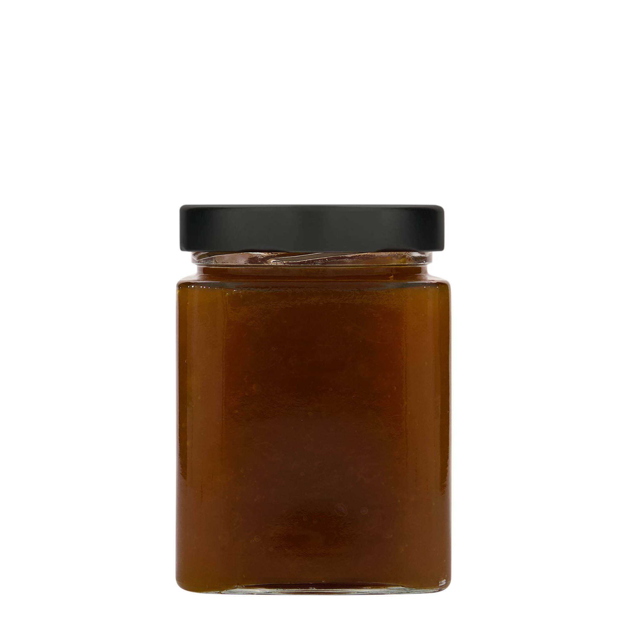 580 ml barattolo quadrato 'Ikarus', bocca: Deep-Twist-Off (DTO 82)