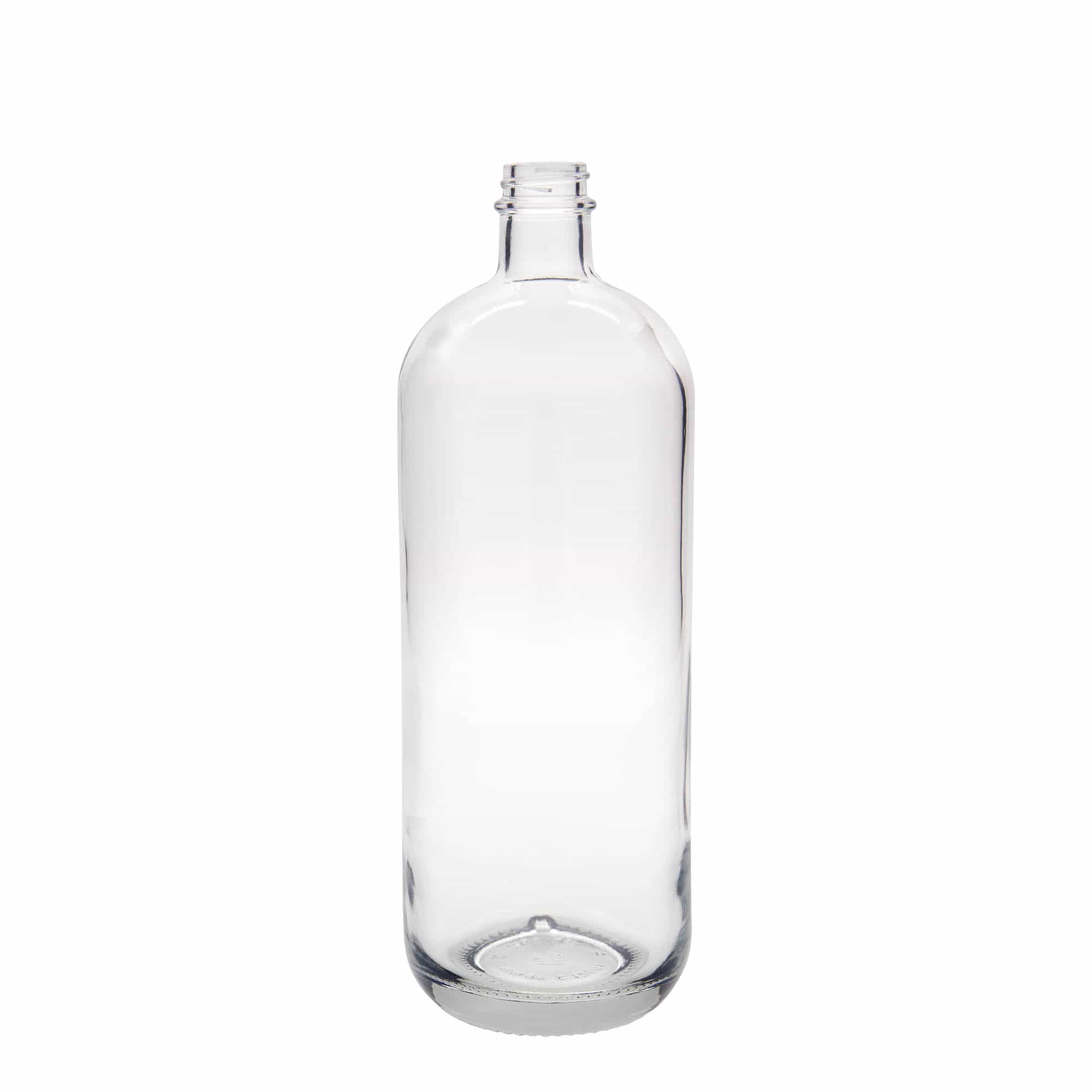 1.000 ml Bottiglia di vetro 'Lotto', imboccatura: GPI 28 1.000 ml Bottiglia di vetro 'Lotto', imboccatura: GPI 28