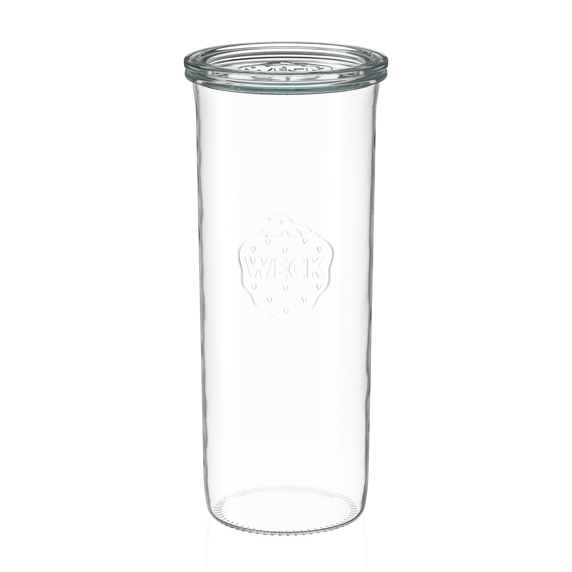 6x 1500 ml vaso WECK a bocca larga con coperchio in vetro RR 100