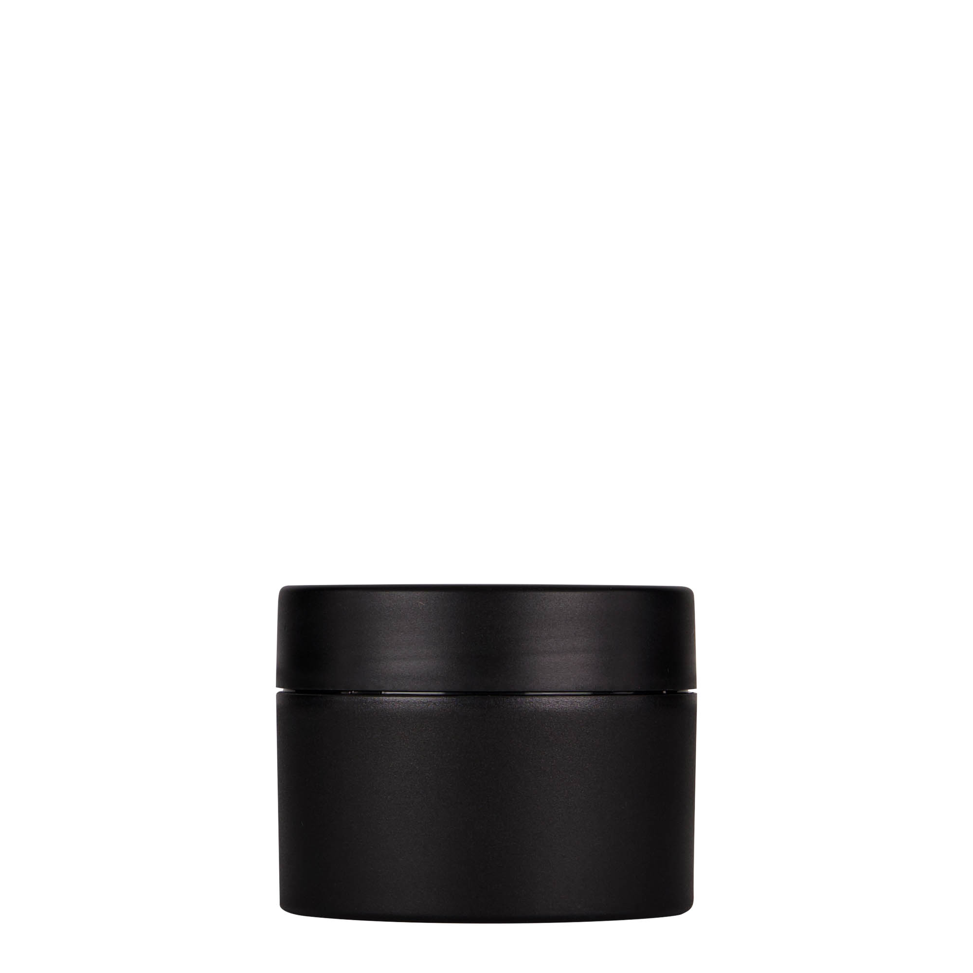 100 ml barattolo in plastica 'Antonella', PP, nero, apertura: chiusura a vite 100 ml barattolo in plastica 'Antonella', PP, nero, apertura: chiusura a vite
