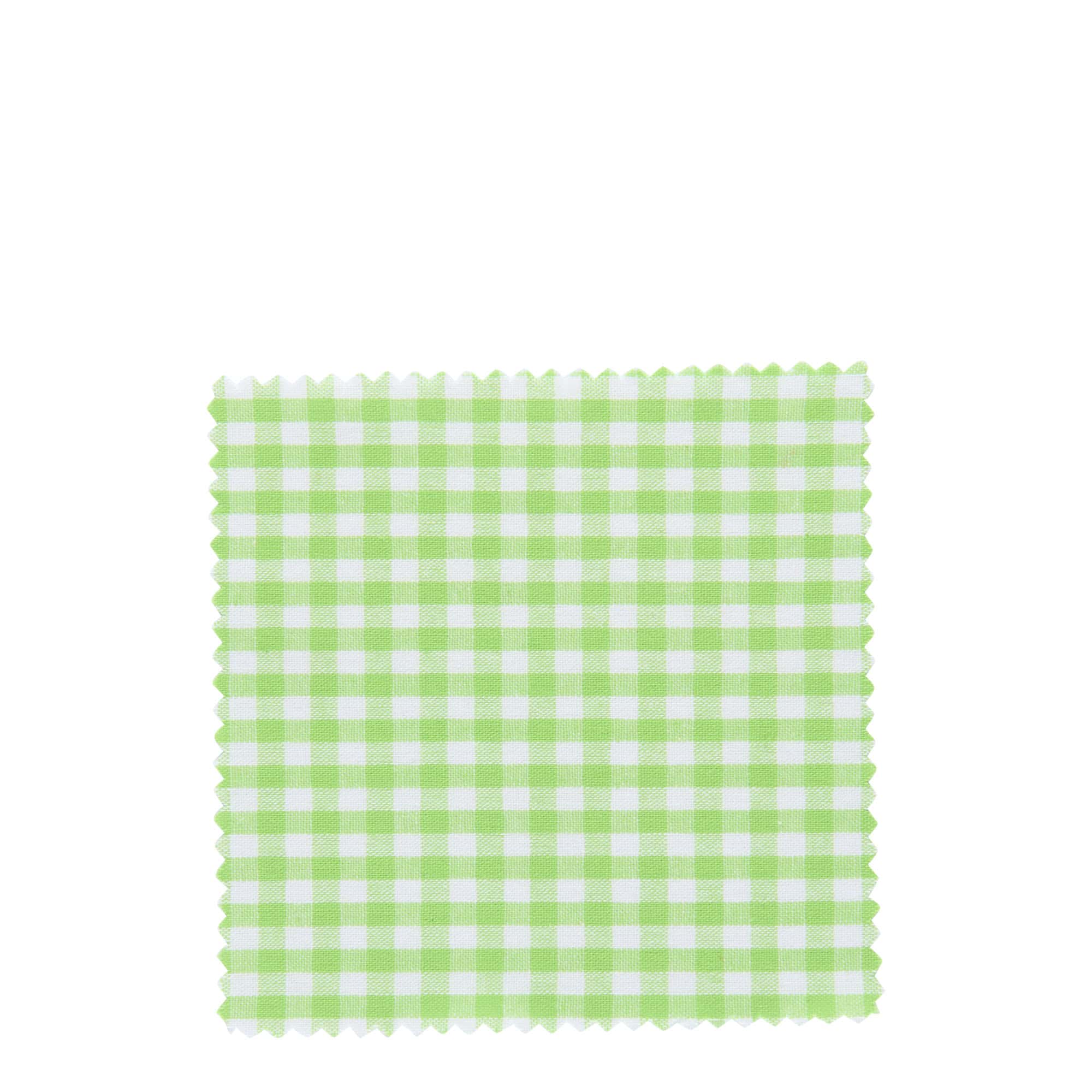 Tovaglietta quadrata a quadretti 12x12, tessuto, verde lime, bocca: TO38-TO53