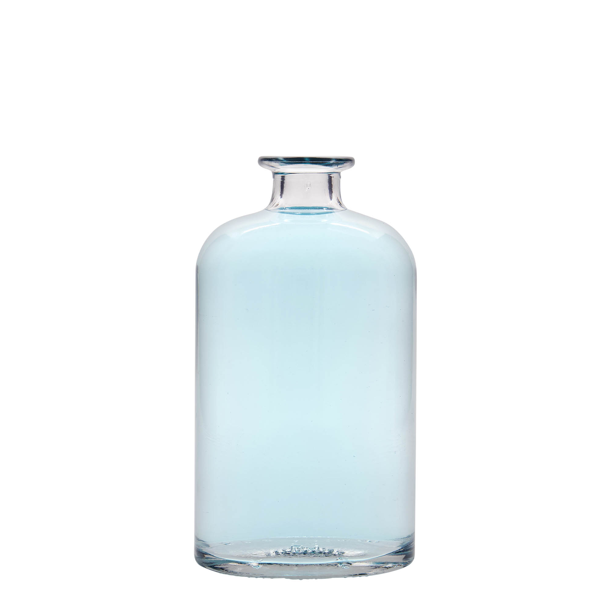 Bottiglia di vetro da 500 ml 'Dundee', ovale, bocca: sughero Bottiglia di vetro da 500 ml 'Dundee', ovale, bocca: sughero