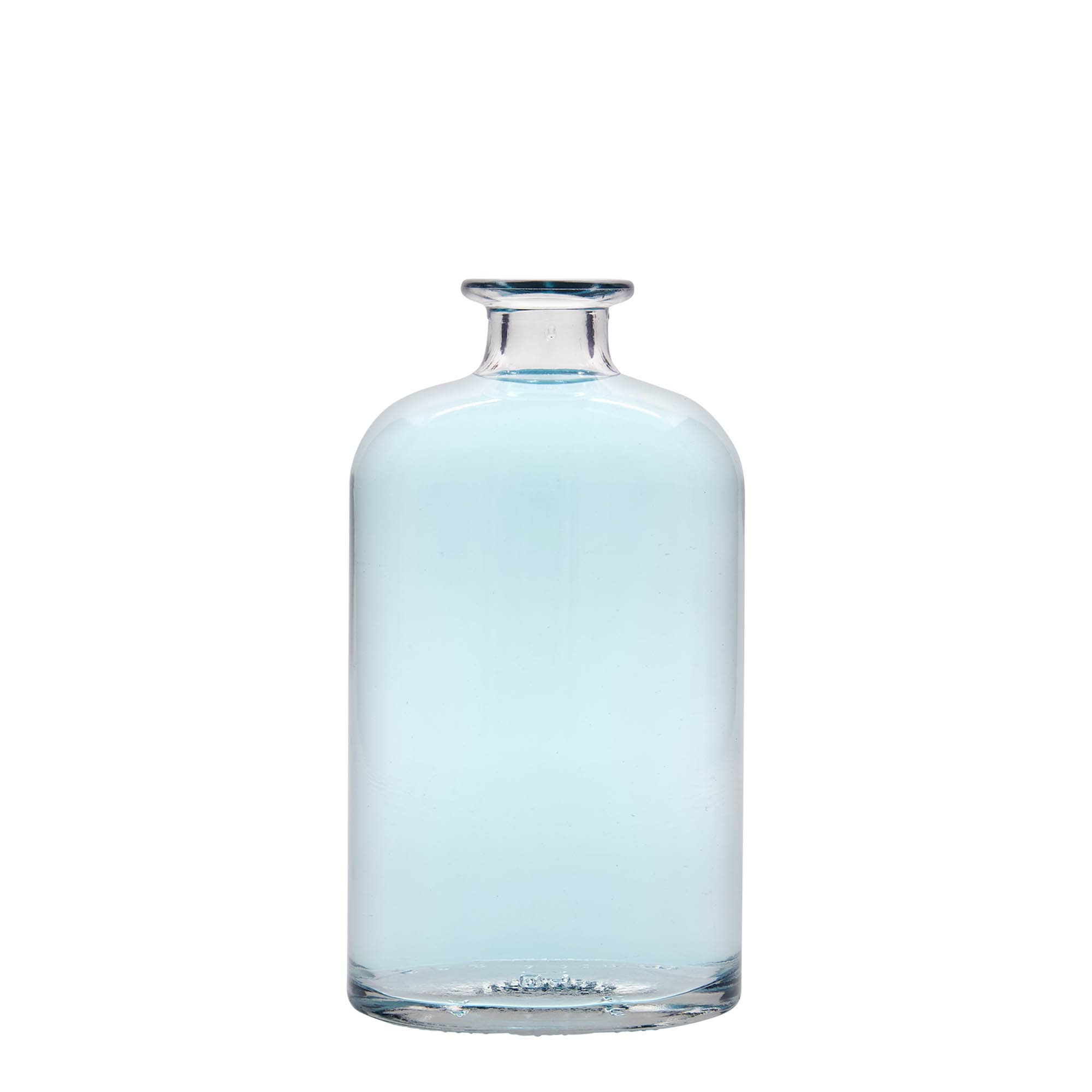Bottiglia di vetro da 500 ml 'Dundee', ovale, bocca: sughero Bottiglia di vetro da 500 ml 'Dundee', ovale, bocca: sughero