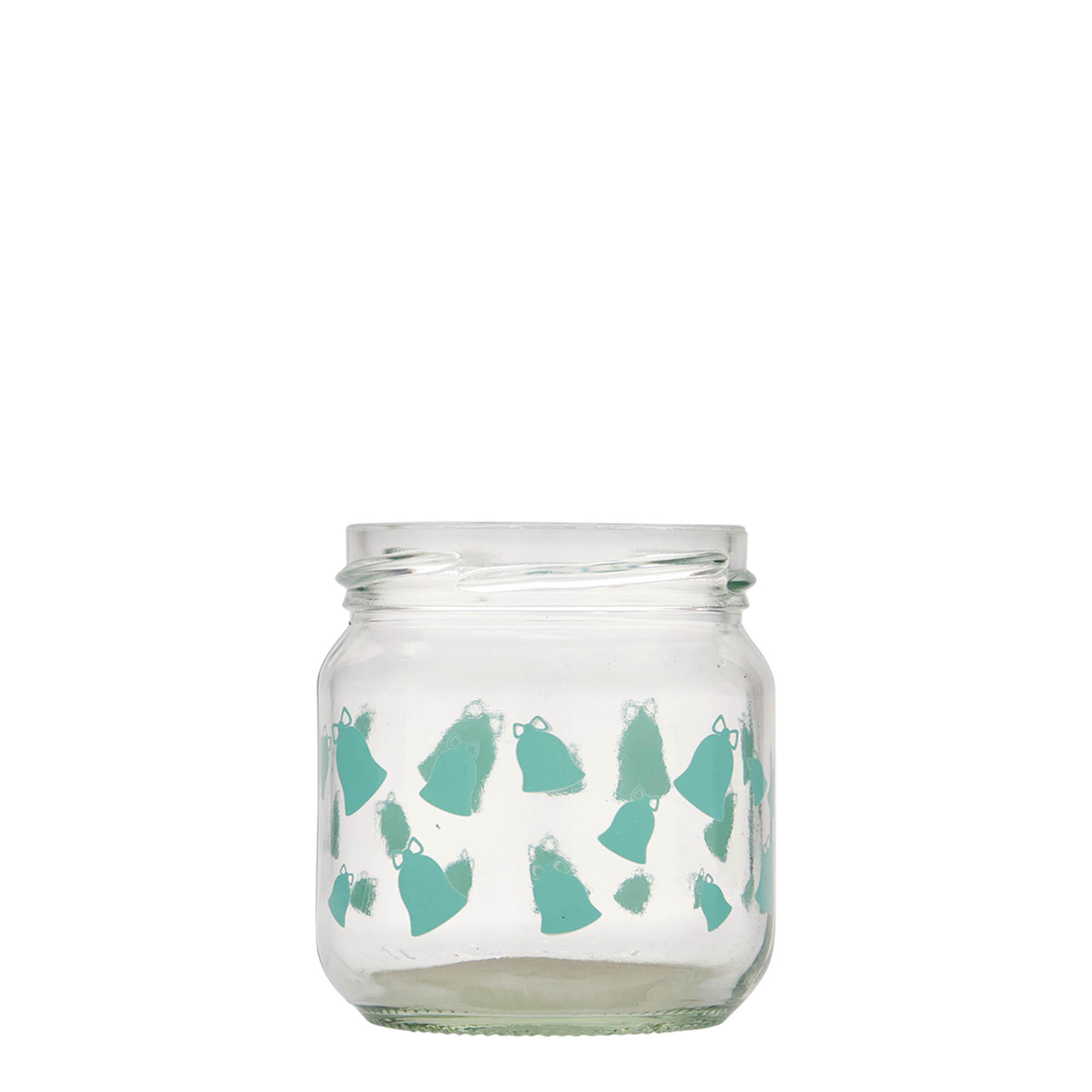 212 ml bicchiere rotondo, motivo: campanello, bocca: Twist-Off (TO 66)