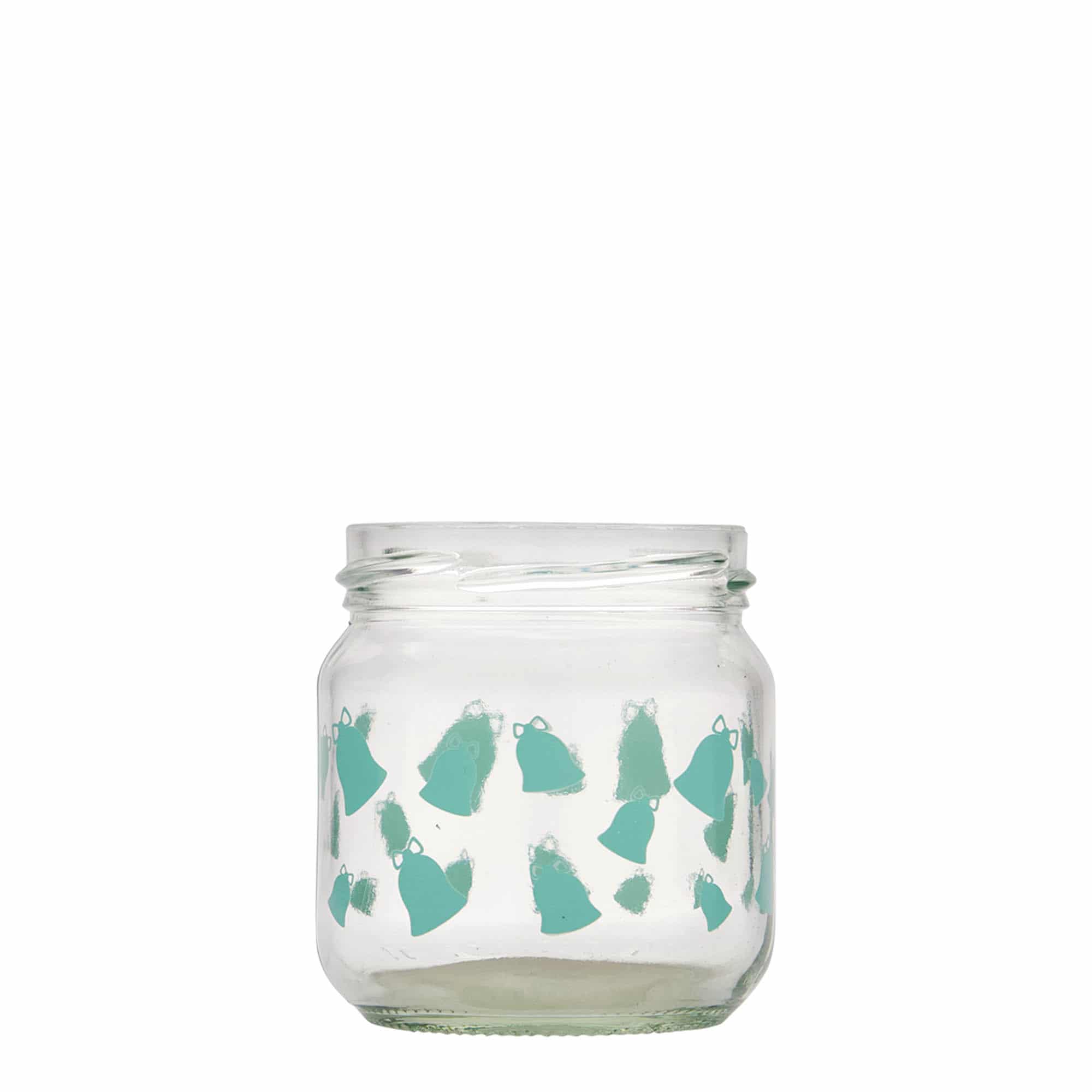 212 ml bicchiere rotondo, motivo: campanello, bocca: Twist-Off (TO 66)