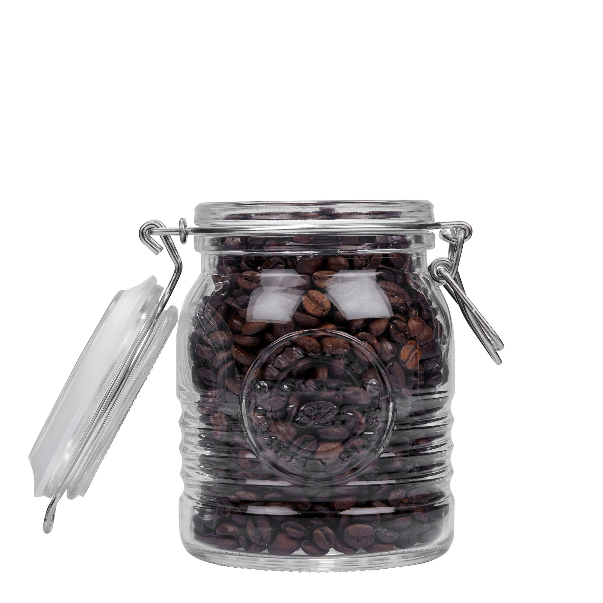 Barattolo con chiusura a filo da 500 ml 'Officina 1825', bocca: chiusura a filo Barattolo con chiusura a filo da 500 ml 'Officina 1825', bocca: chiusura a filo