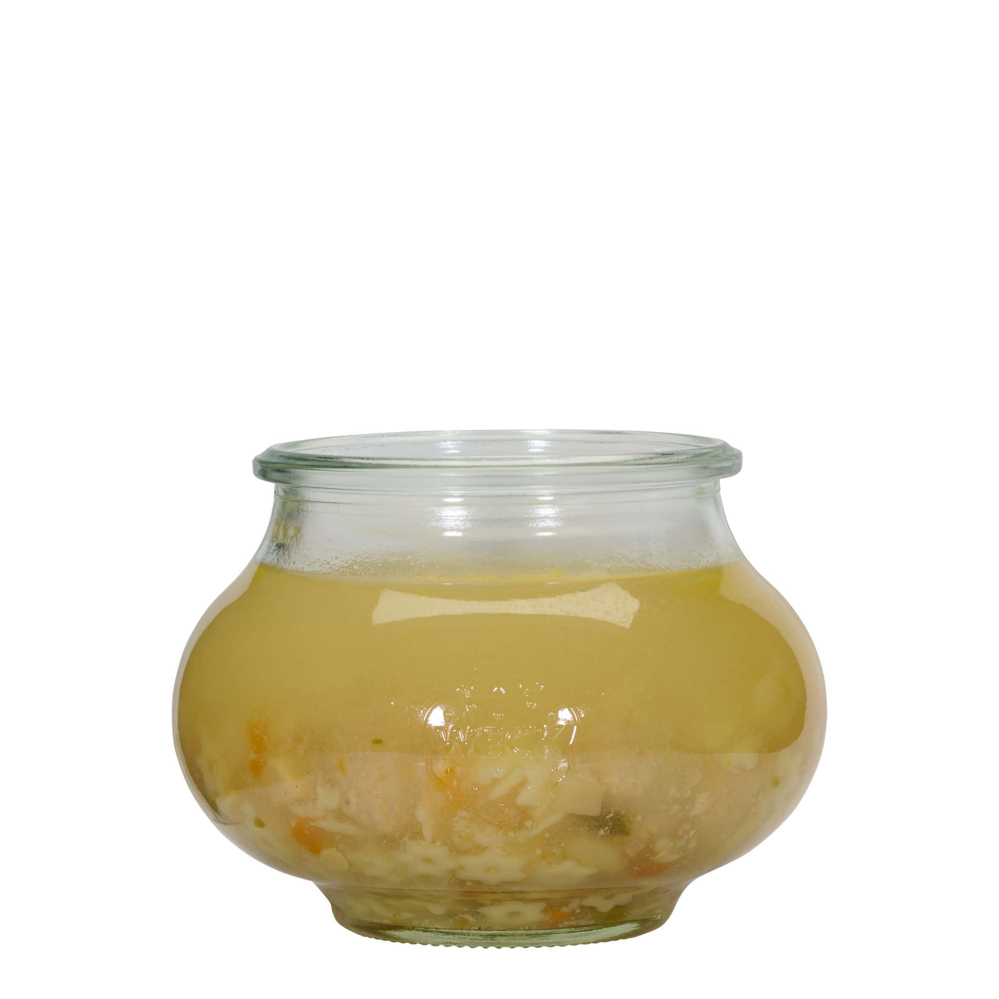 560 ml Vasetto WECK Deko, vetro, imboccatura: bordo rotondo