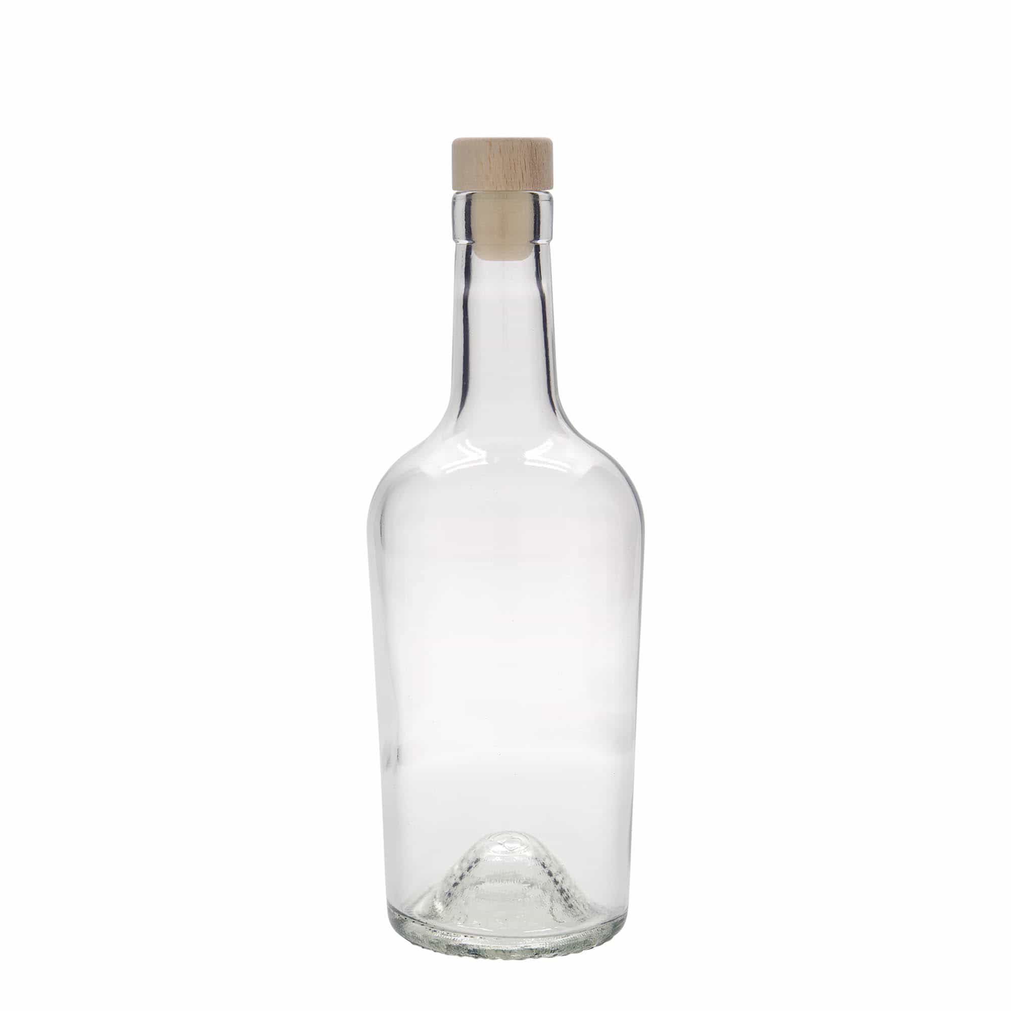 500 ml Bottiglia di vetro 'Margarethe', imboccatura: fascetta