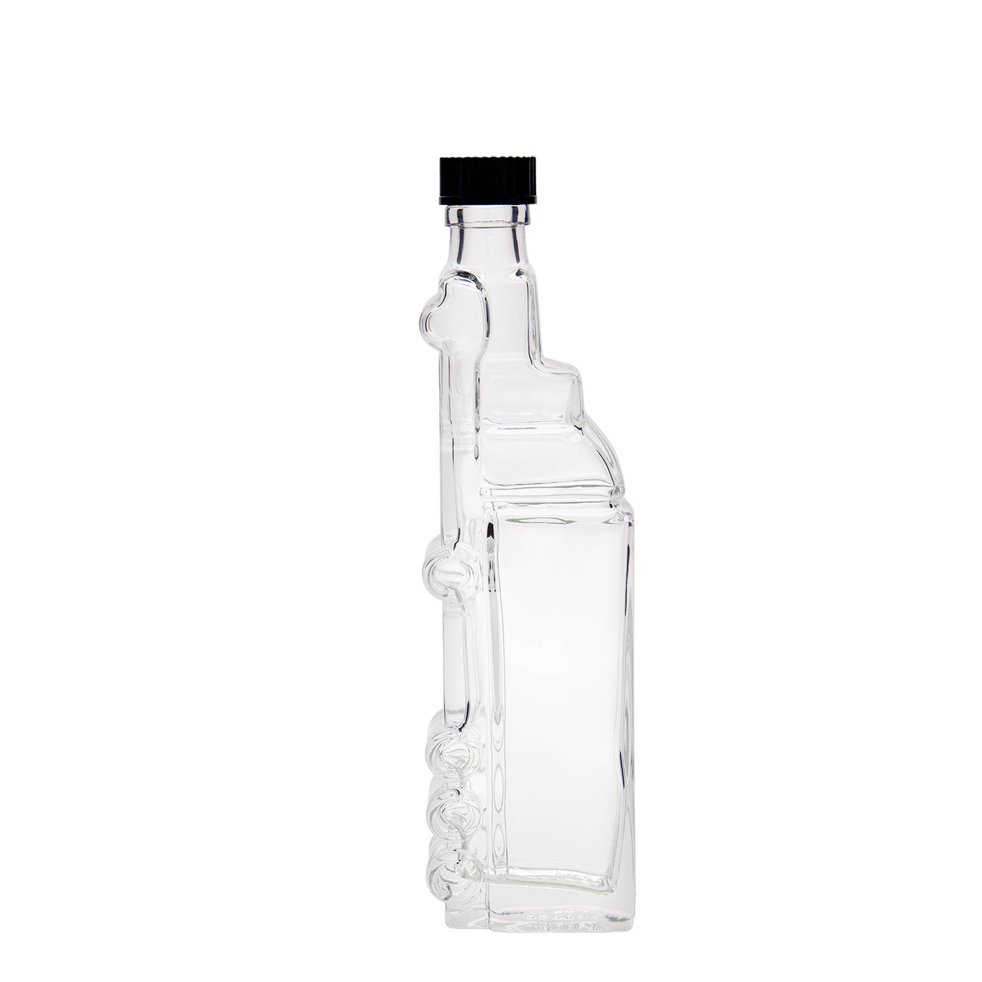 Bottiglia di vetro da 200 ml 'Truck', bocca: PP 25