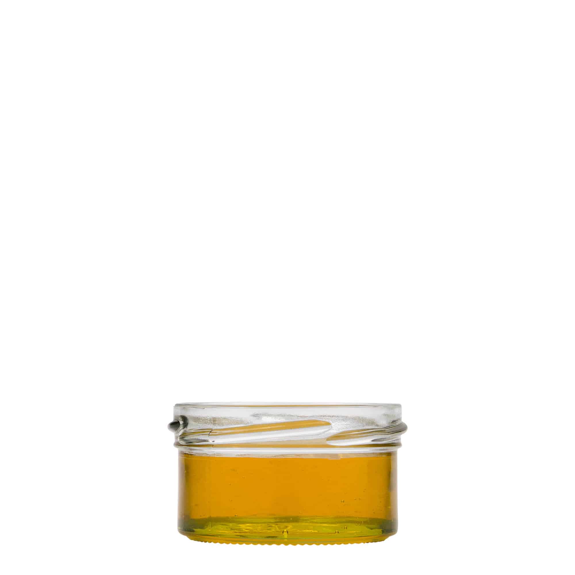 Barattolo a caduta piatto da 70 ml, bocca: Twist-Off (TO 66)