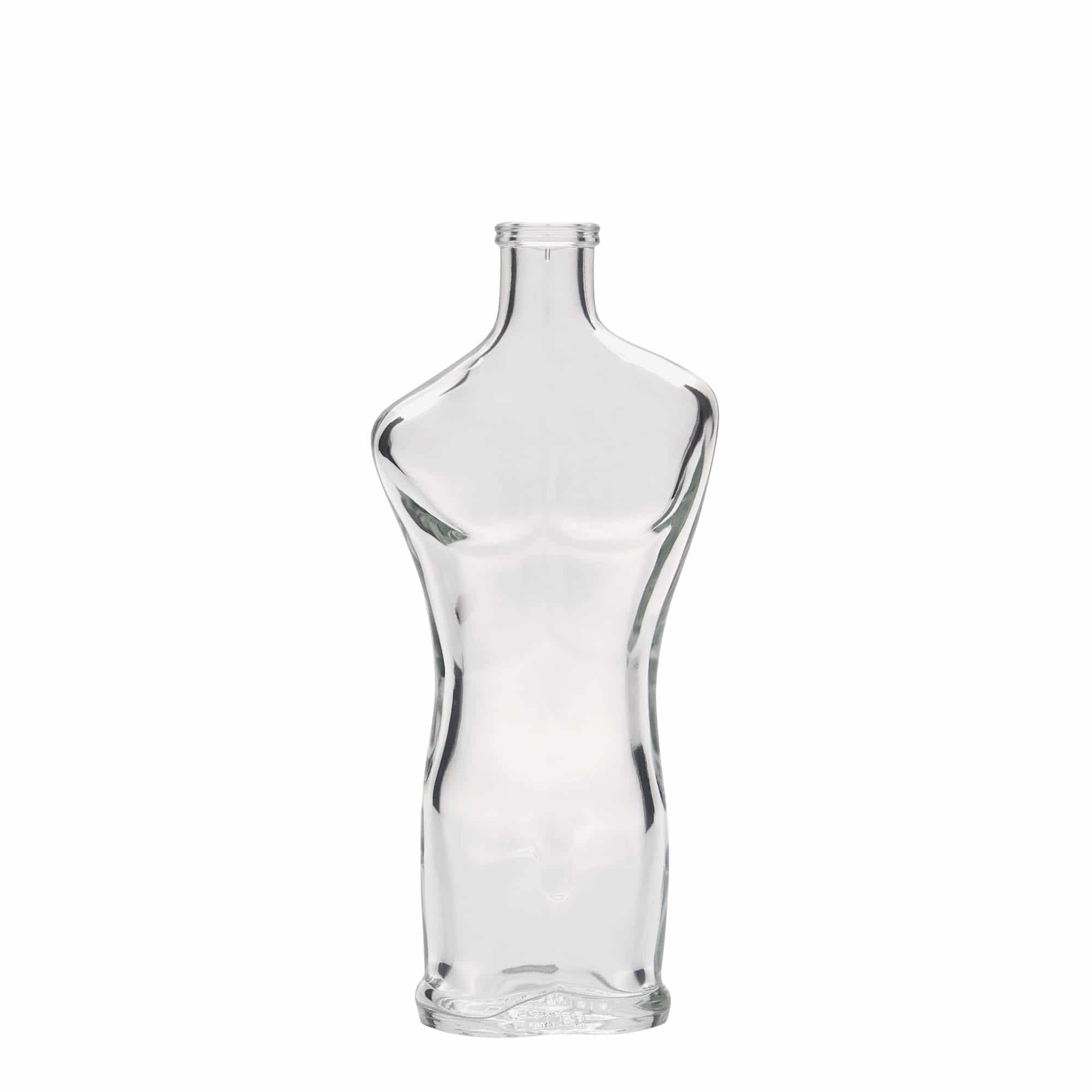Bottiglia di vetro da 200 ml 'Adam', bocca: sughero Bottiglia di vetro da 200 ml 'Adam', bocca: sughero