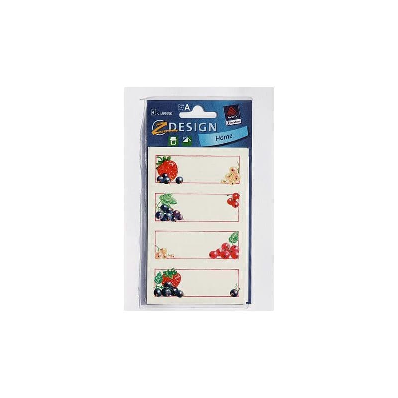 Etichette Zweckform 'Ribes', rettangolari, carta, multicolore
