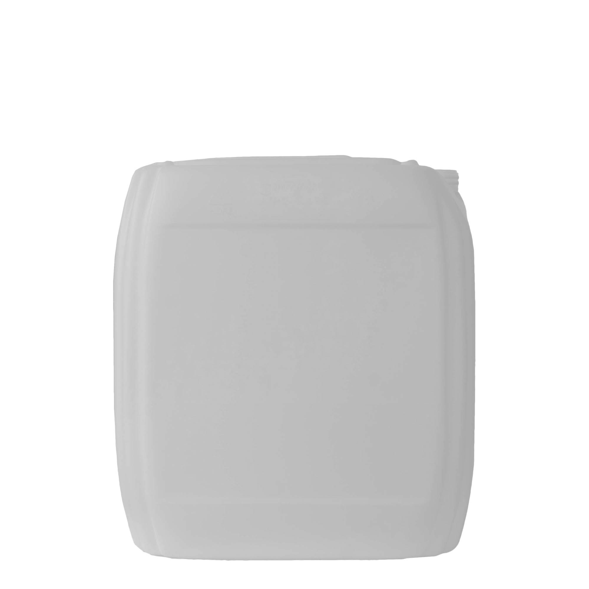 Tanica da 30 l, rettangolare, plastica HDPE, naturale, bocca: ND 60 Tanica da 30 l, rettangolare, plastica HDPE, naturale, bocca: ND 60