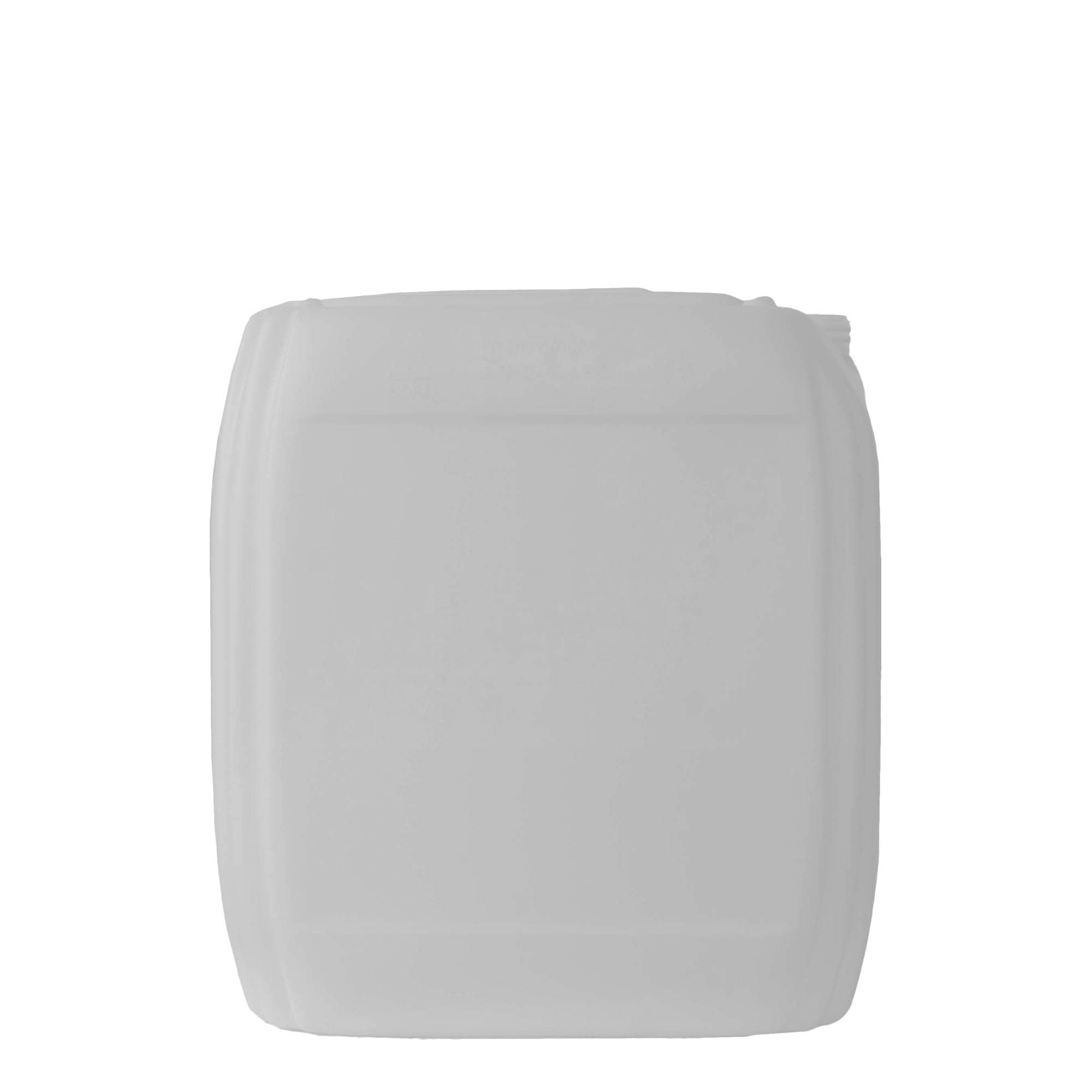 Tanica da 30 l, rettangolare, plastica HDPE, naturale, bocca: ND 60