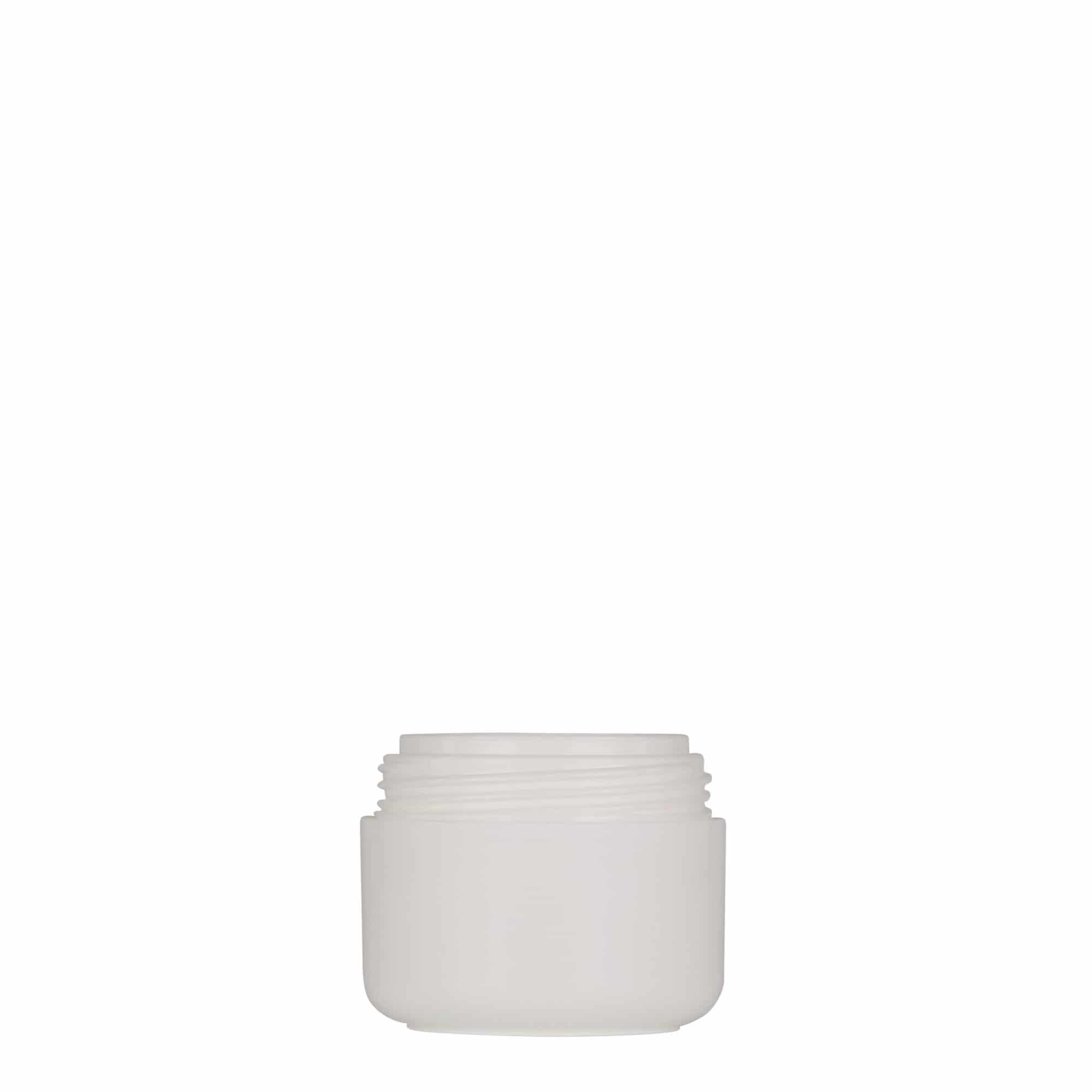 30 ml barattolo in plastica 'Bianca', PP, bianco, bocca: chiusura a vite