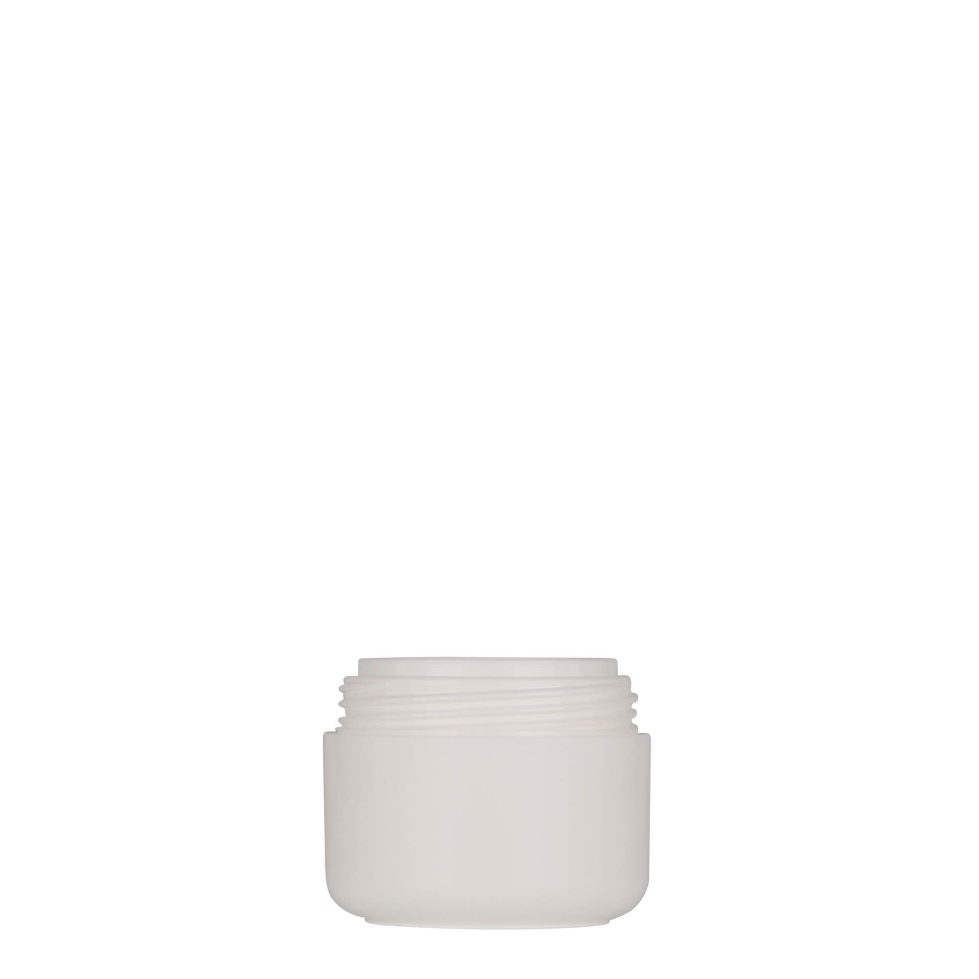 30 ml barattolo in plastica 'Bianca', PP, bianco, bocca: chiusura a vite 30 ml barattolo in plastica 'Bianca', PP, bianco, bocca: chiusura a vite