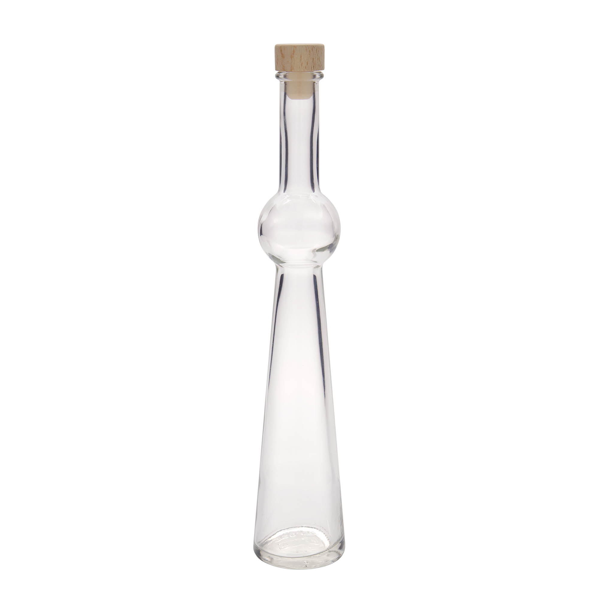 Bottiglia di vetro da 200 ml 'Supernova', bocca: sughero Bottiglia di vetro da 200 ml 'Supernova', bocca: sughero
