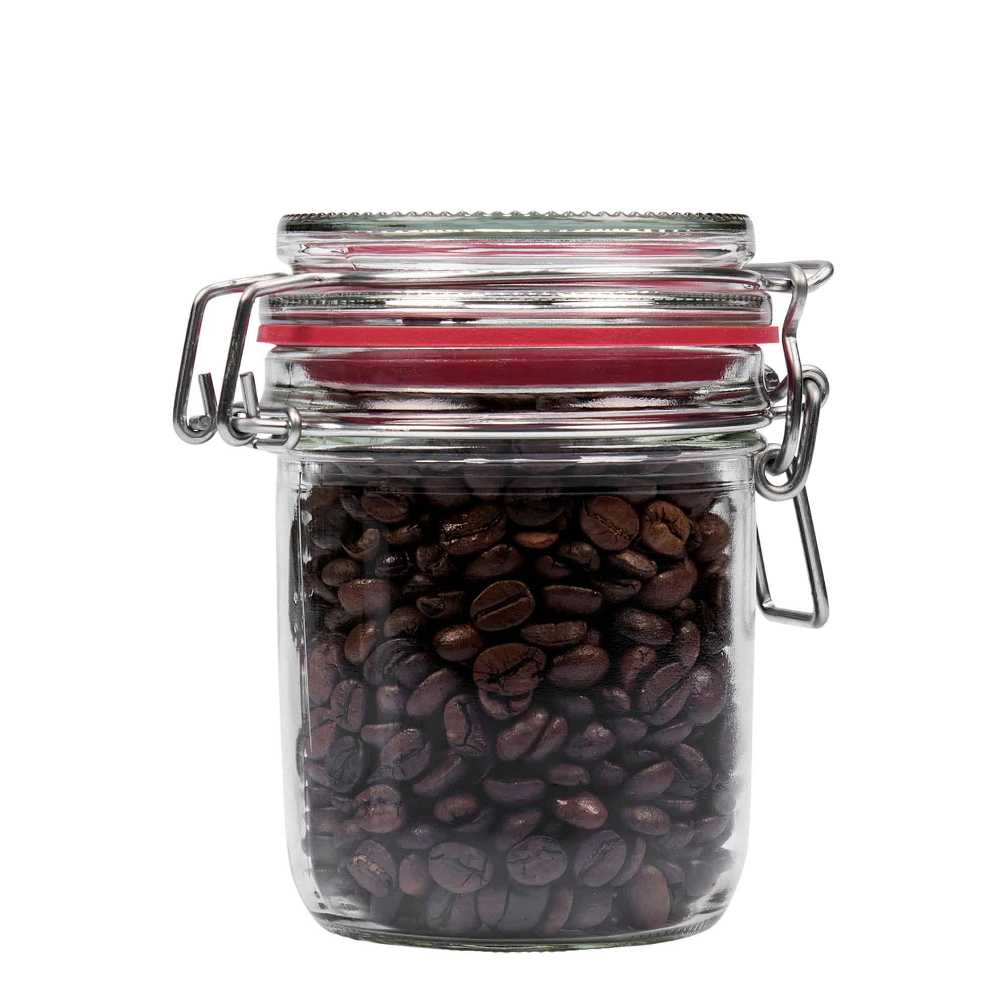 370 ml Barattolo ermetico, vetro, imboccatura: chiusura meccanica