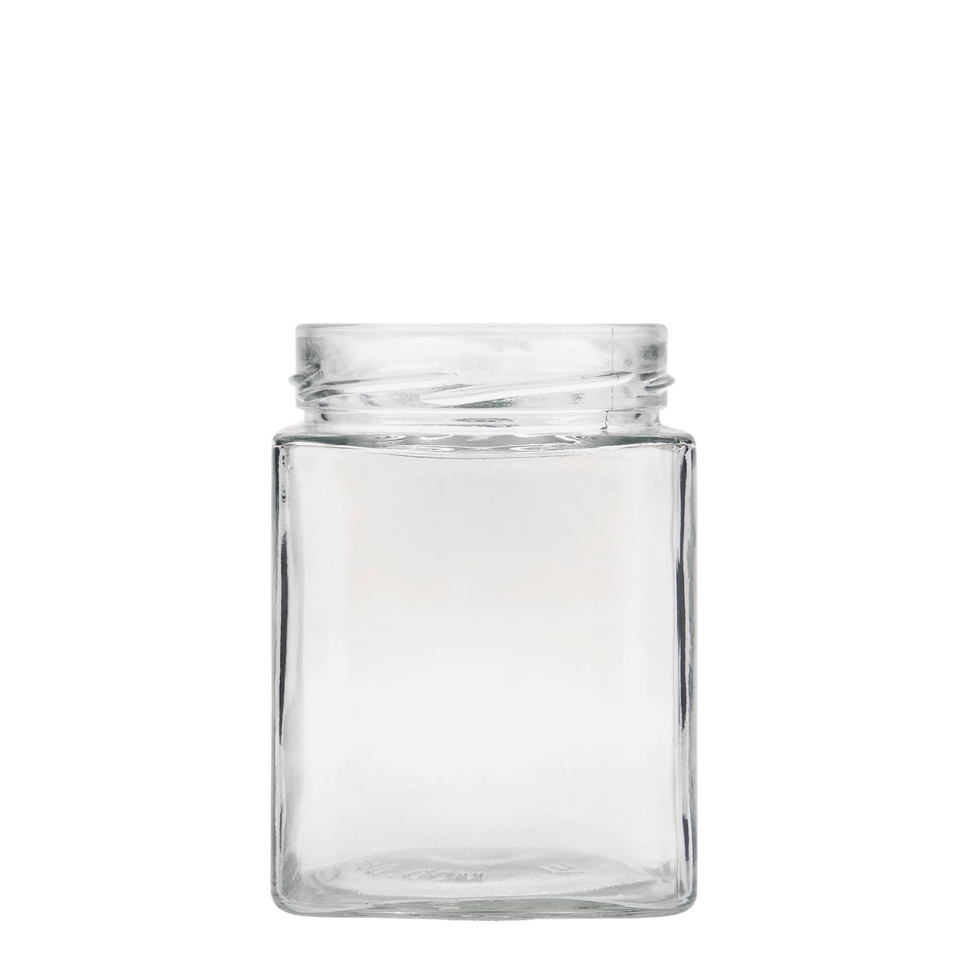 580 ml barattolo quadrato 'Ikarus', bocca: Deep-Twist-Off (DTO 82)