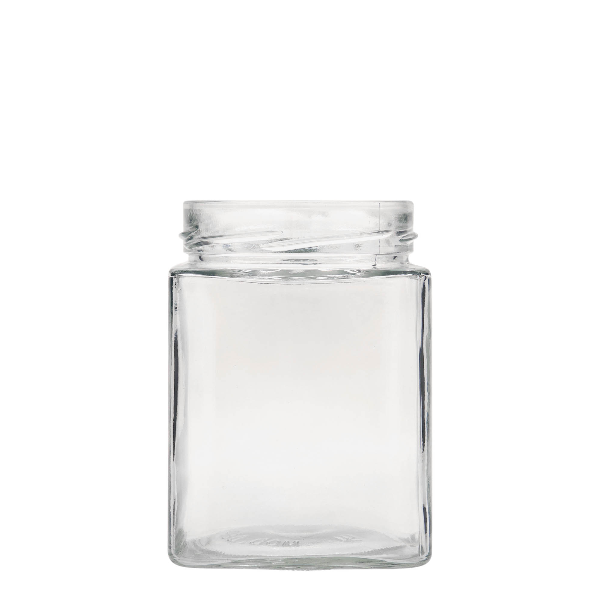 580 ml barattolo quadrato 'Ikarus', bocca: Deep-Twist-Off (DTO 82)