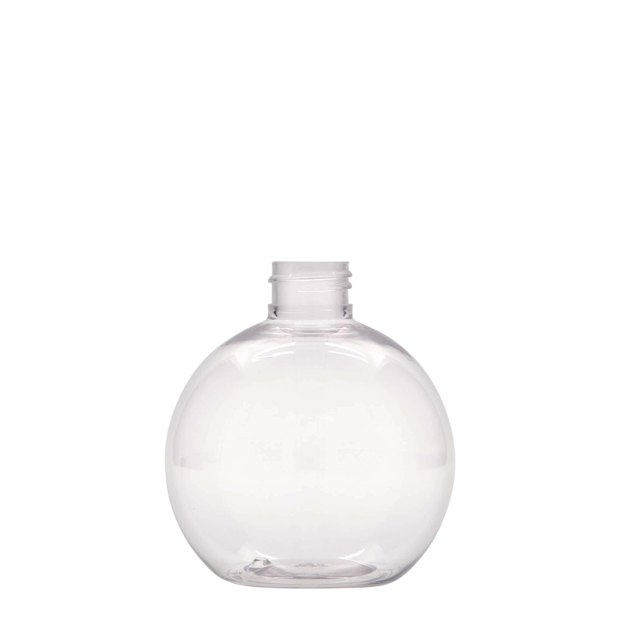 250 ml Flacone PET 'Perry', tonda, plastica, imboccatura: GPI 24/410