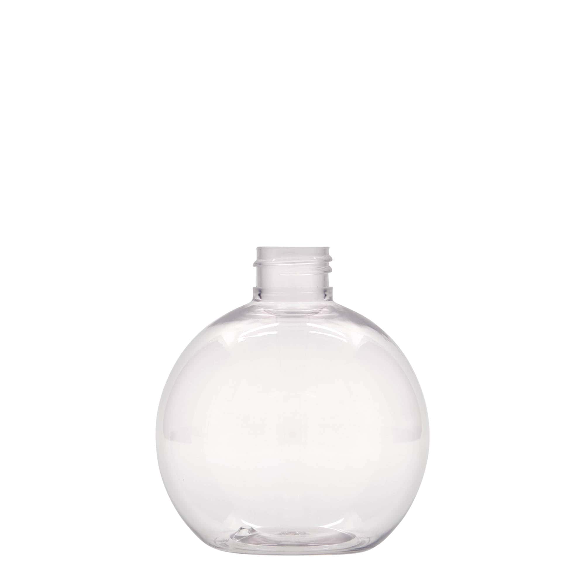 Bottiglia PET da 250 ml 'Perry', rotonda, plastica, bocca: 24/410