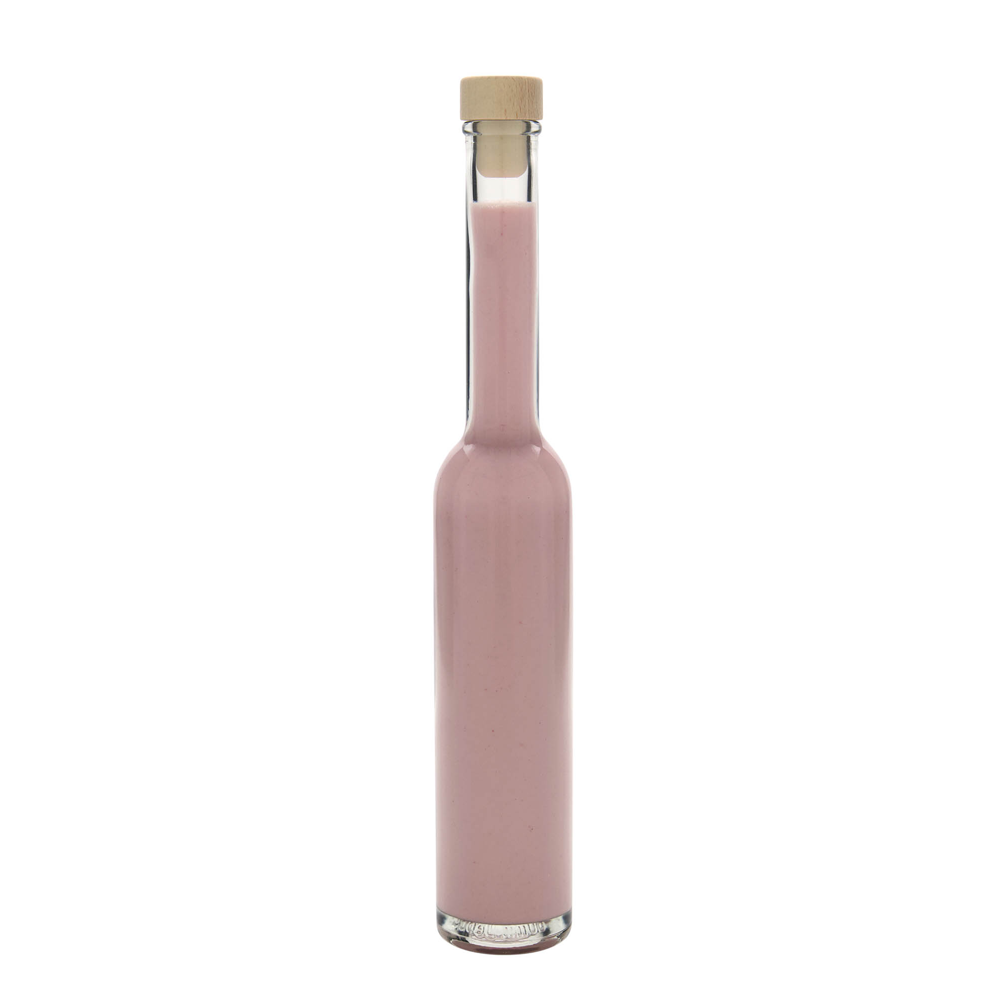 Bottiglia di vetro da 200 ml 'Platina', bocca: sughero Bottiglia di vetro da 200 ml 'Platina', bocca: sughero