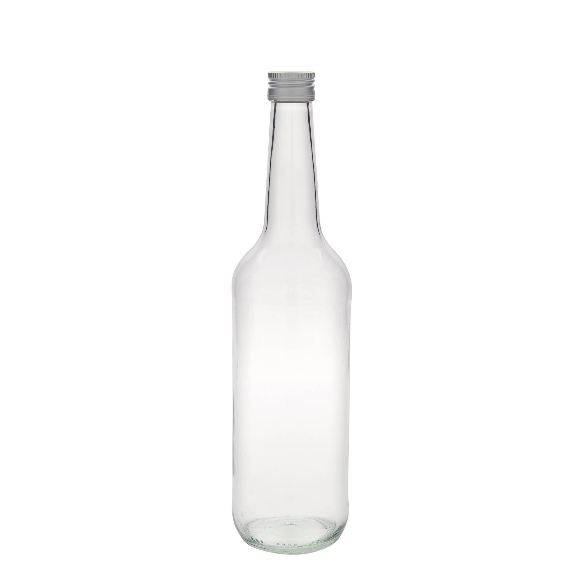 Bottiglia di vetro 700 ml, collo dritto, bocca: PP 28 Bottiglia di vetro 700 ml, collo dritto, bocca: PP 28