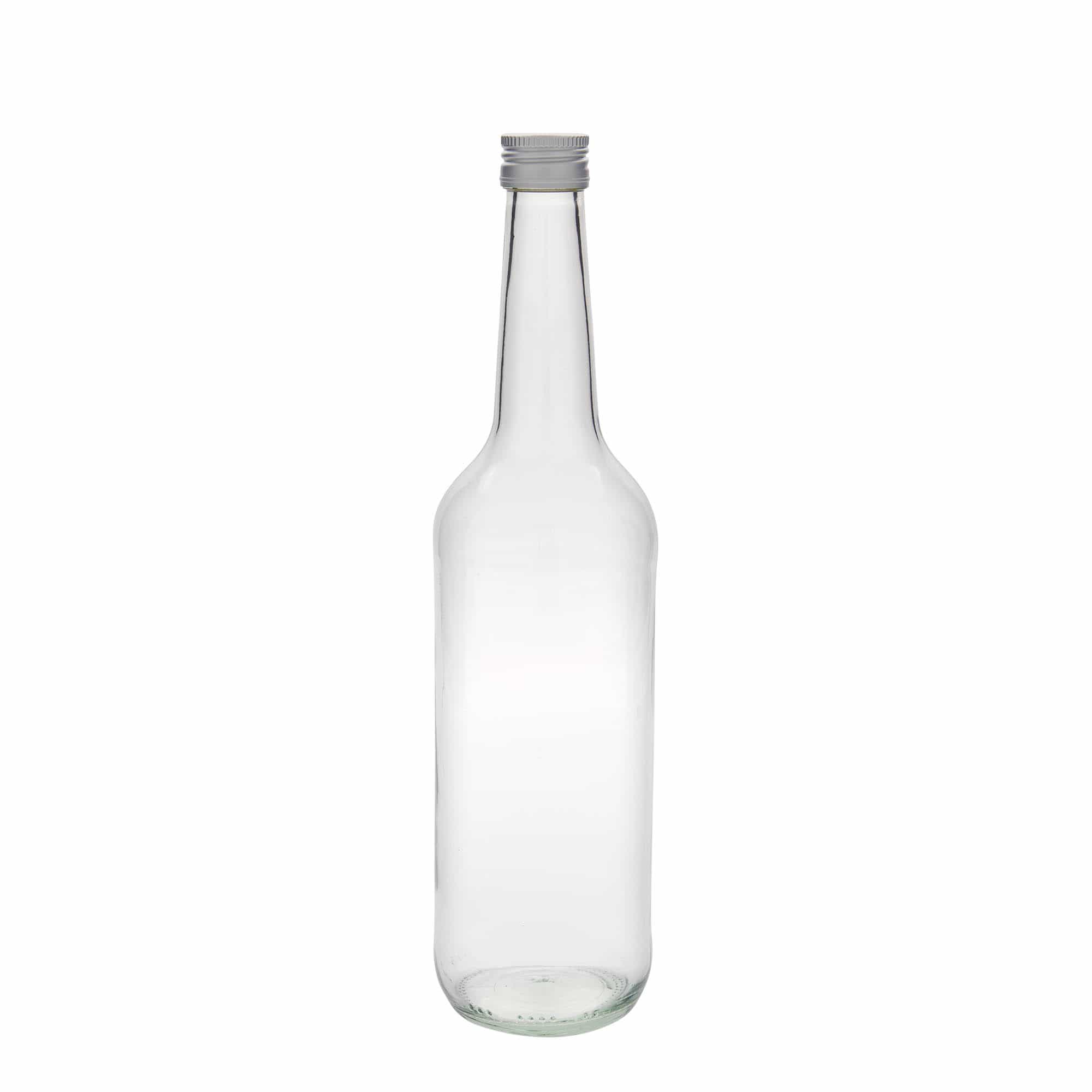 Bottiglia di vetro 700 ml, collo dritto, bocca: PP 28