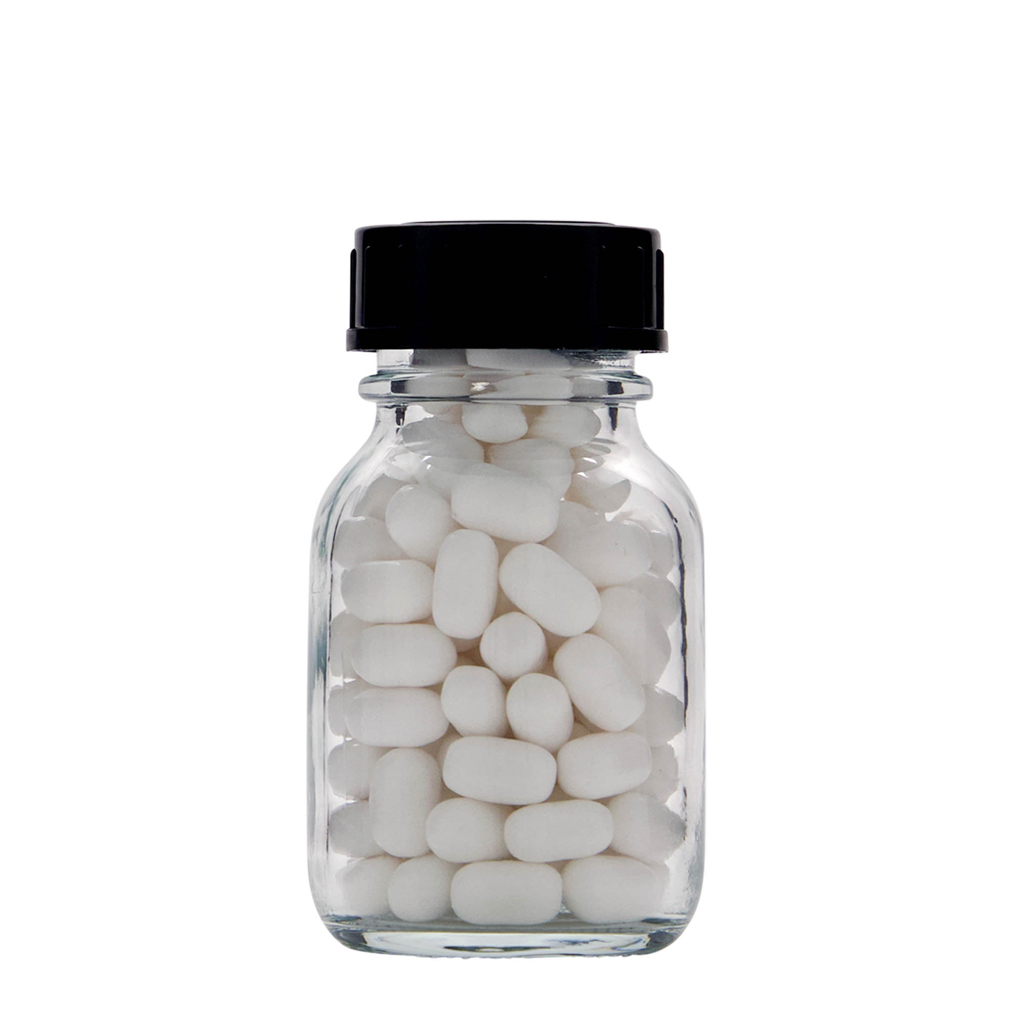 50 ml Vetro a collo largo, bocca: DIN 32 50 ml Vetro a collo largo, bocca: DIN 32