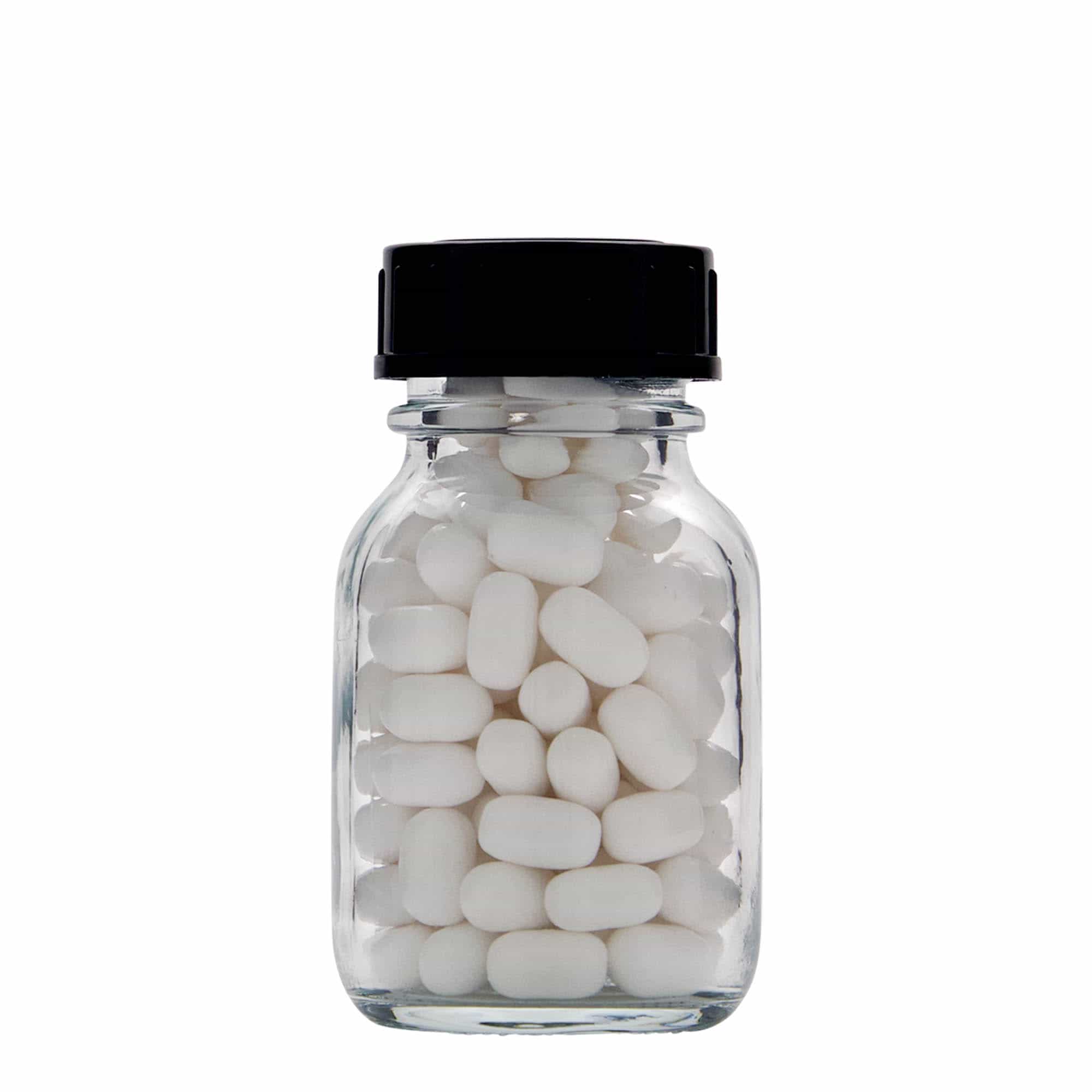 50 ml Vetro a collo largo, bocca: DIN 32 50 ml Vetro a collo largo, bocca: DIN 32