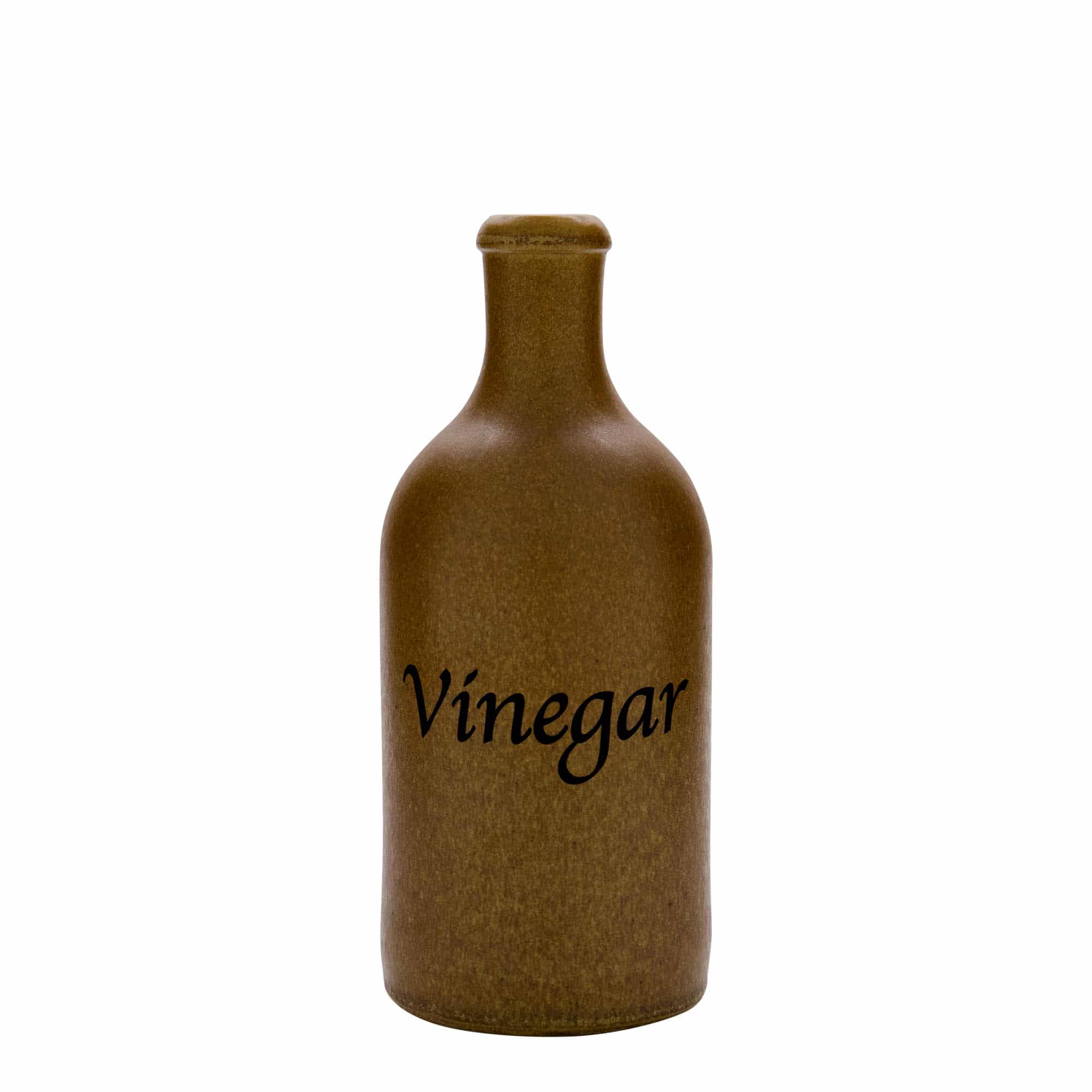 Boccale da 500 ml, motivo: Aceto, gres, marrone cristallino, bocca: sughero Boccale da 500 ml, motivo: Aceto, gres, marrone cristallino, bocca: sughero