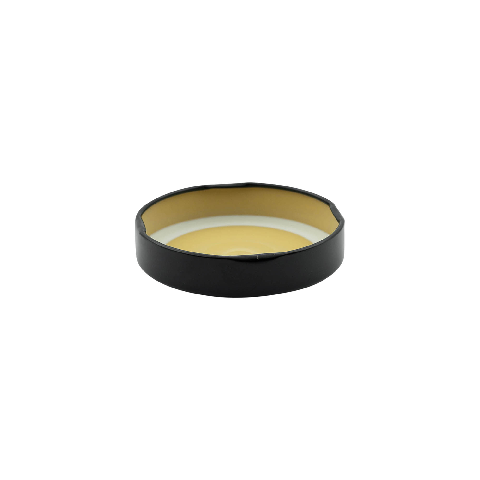 Chiusura Deep-Twist-Off, lamiera bianca, nera, per bocca: Deep-TO 66