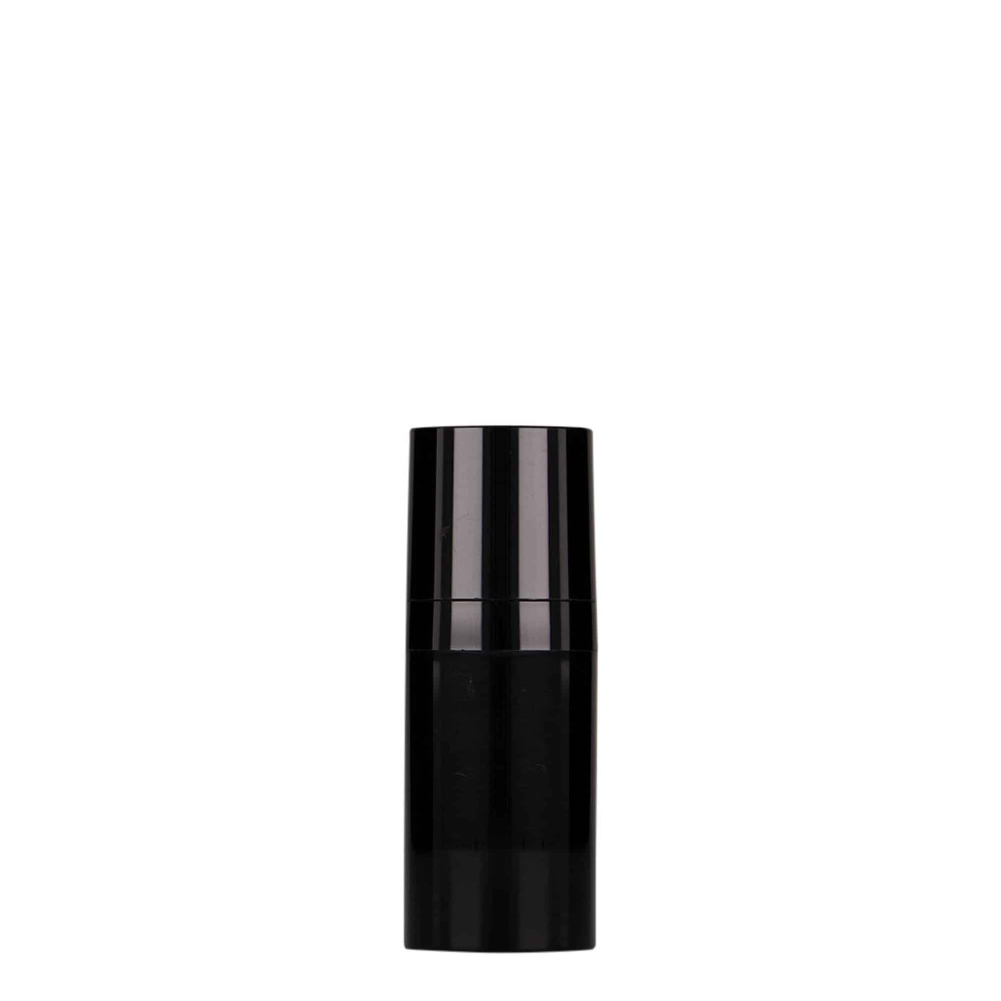 Distributore Airless da 15 ml 'Micro', plastica PP, nero