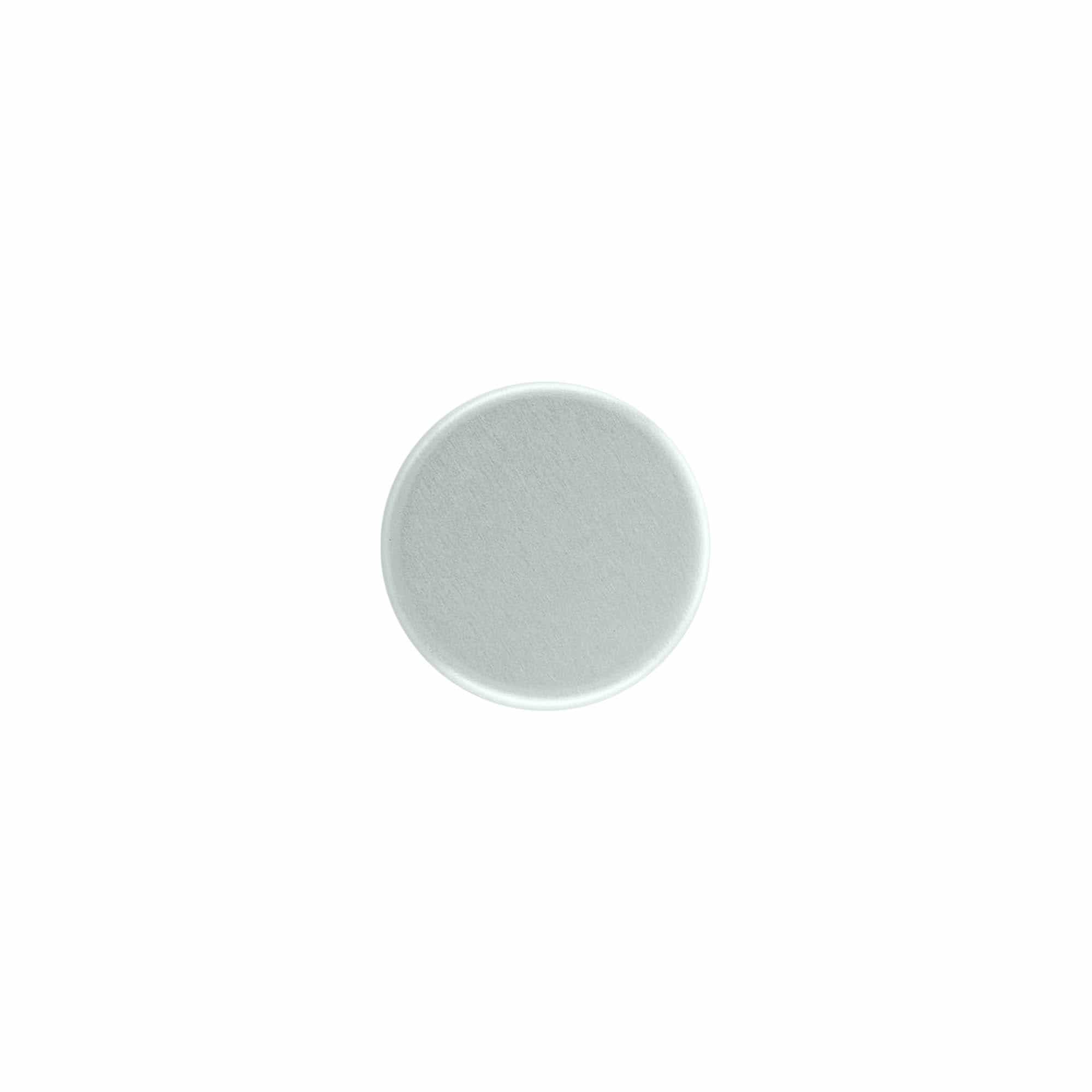 Tappo a vite, plastica ABS, argento, per bocca: GPI 22/400 Tappo a vite, plastica ABS, argento, per bocca: GPI 22/400