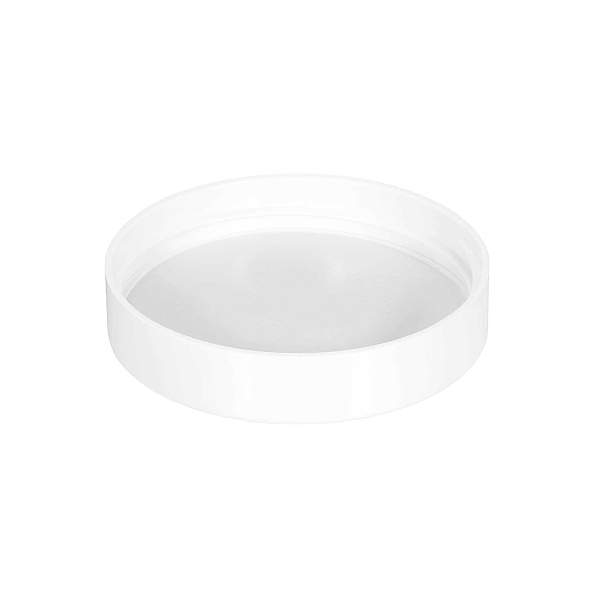 Tappo a vite per 120 ml 'Brown Line', plastica HPM, bianco