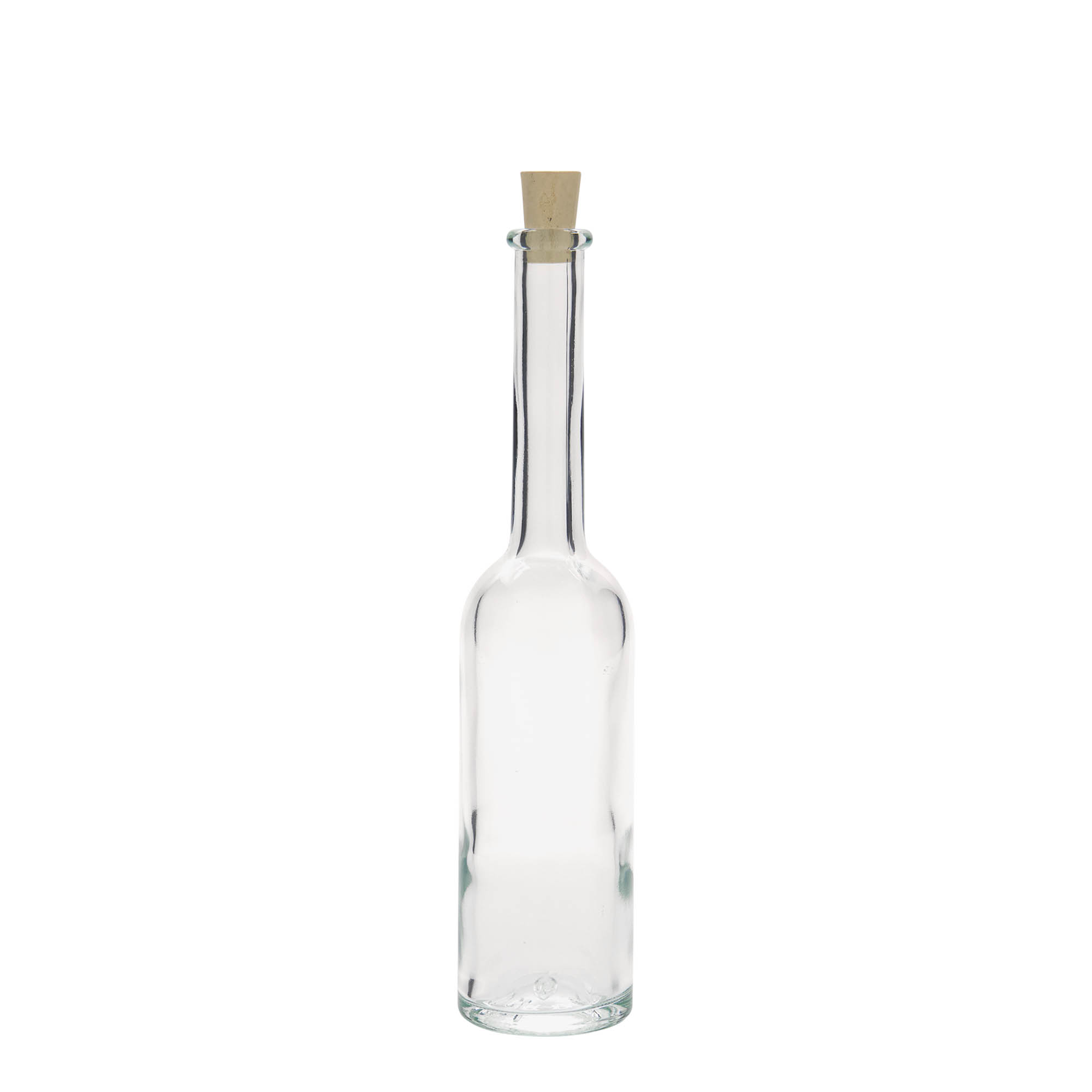 Bottiglia di vetro da 100 ml 'Opera', bocca: sughero Bottiglia di vetro da 100 ml 'Opera', bocca: sughero