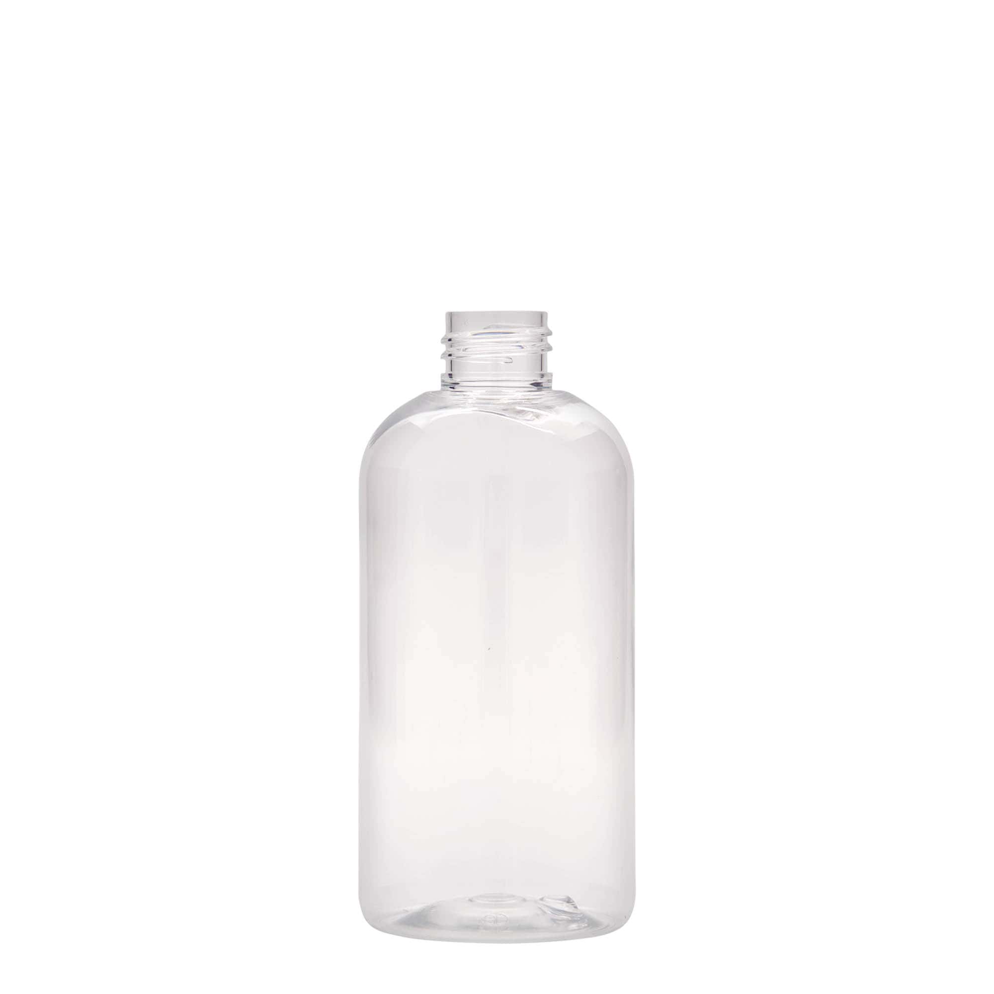 Bottiglia PET da 250 ml 'Boston', plastica, bocca: 24/410 Bottiglia PET da 250 ml 'Boston', plastica, bocca: 24/410