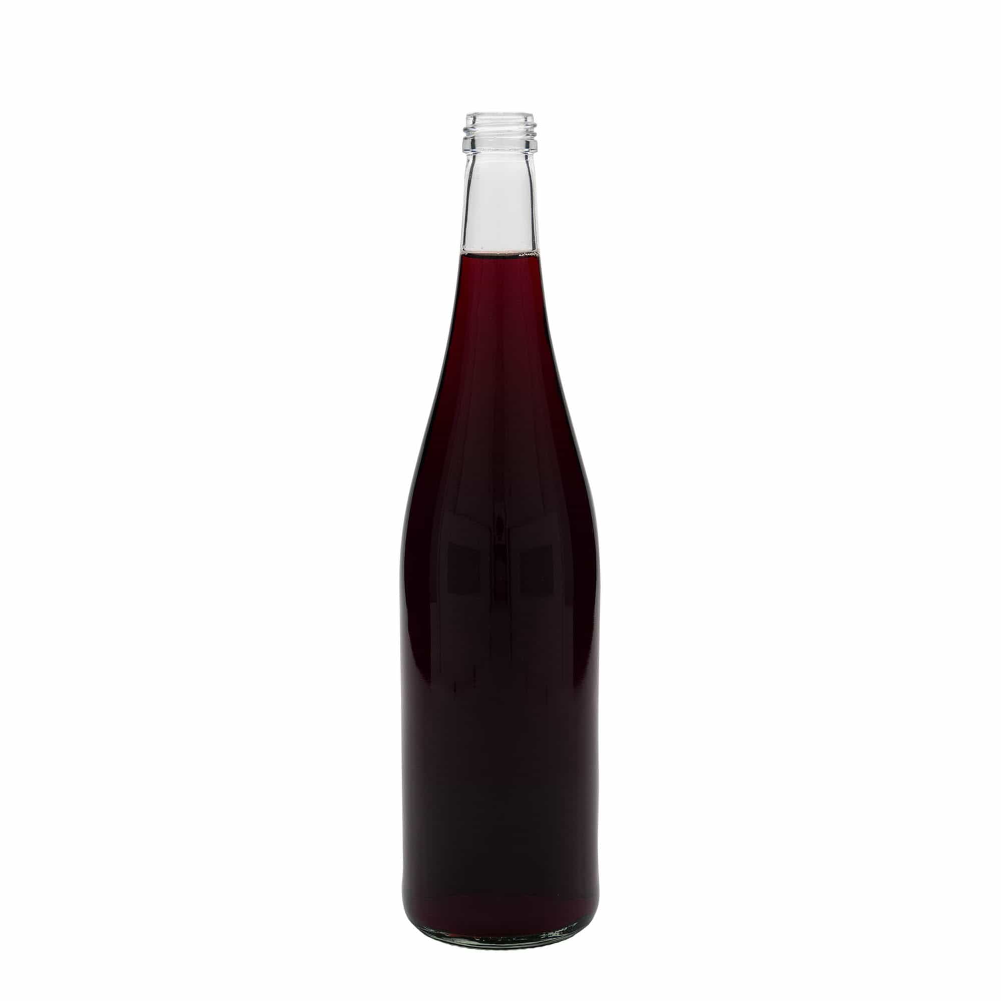 Bottiglia di vetro da 750 ml 'Weinschlegel', bocca: PP 28