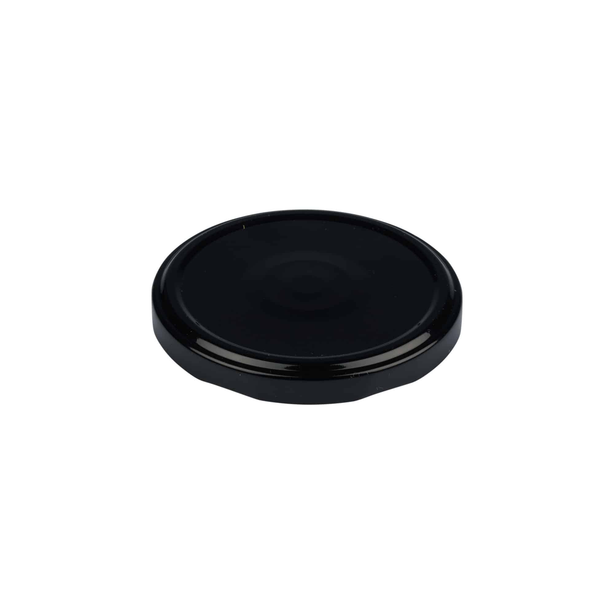 Tappo Twist-Off, banda stagnata, nero, per imboccatura: TO 82 Tappo Twist-Off, banda stagnata, nero, per imboccatura: TO 82