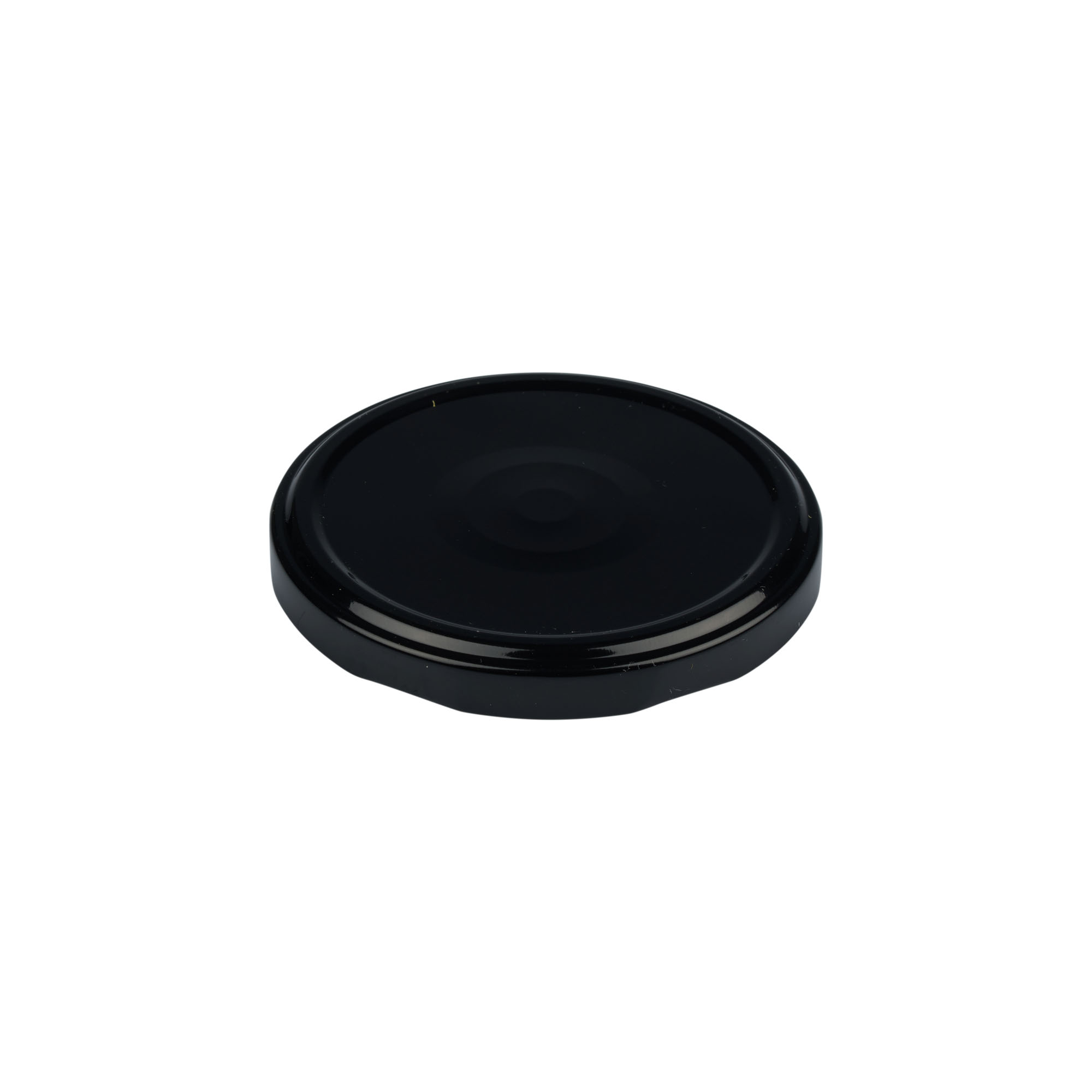 Tappo Twist-Off, lamiera bianca, nero, per bocca: TO 82 Tappo Twist-Off, lamiera bianca, nero, per bocca: TO 82