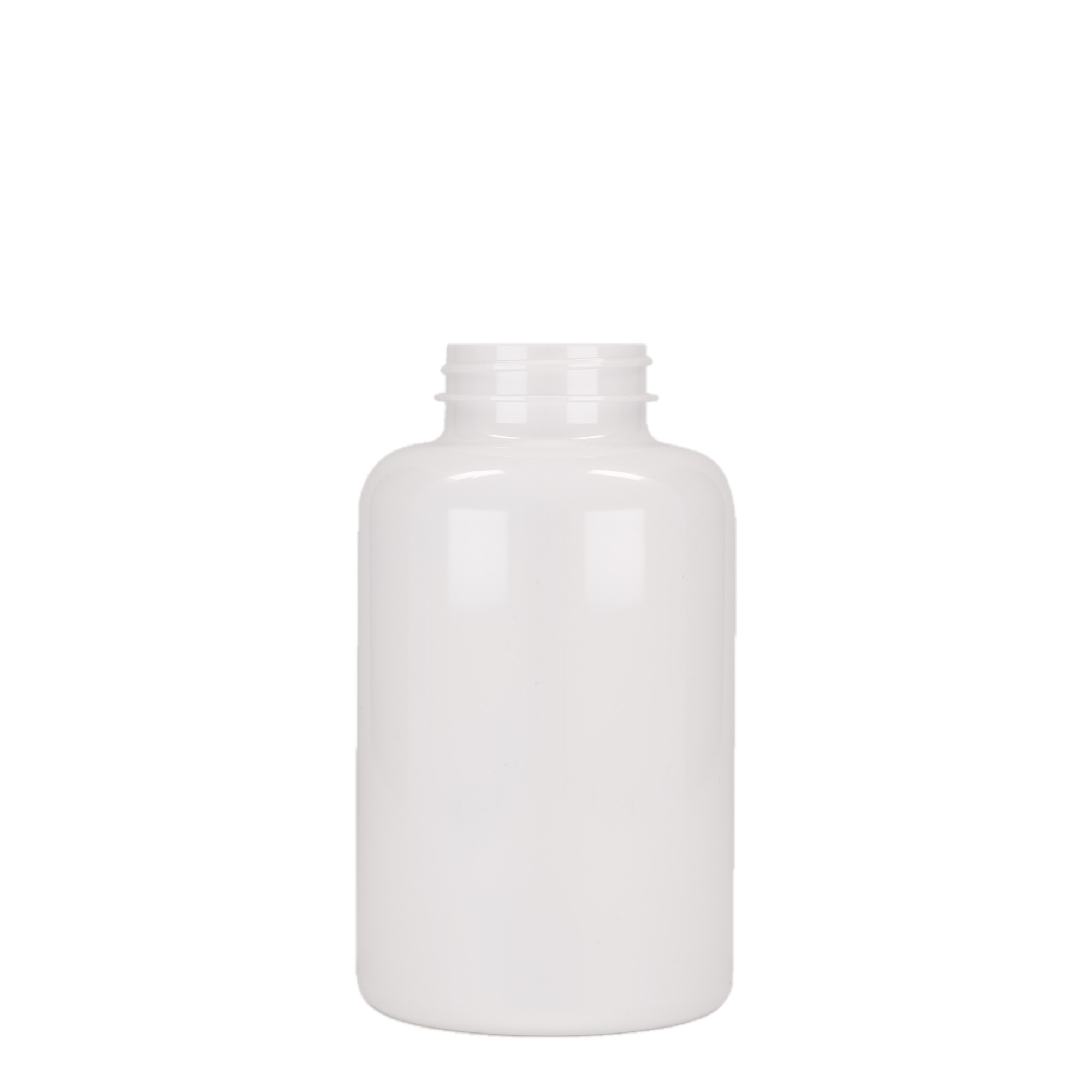 500 ml contenitore PET, plastica, bianco, bocca: 45/400