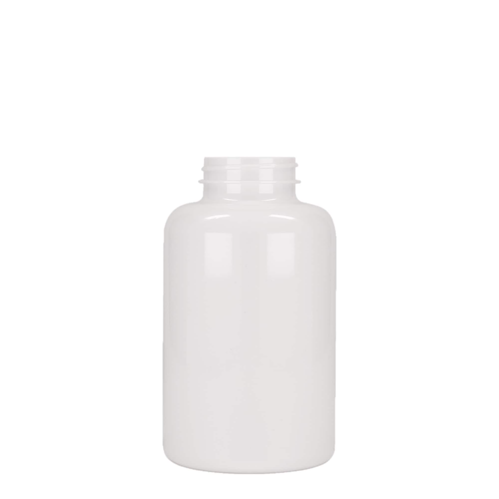 500 ml contenitore PET, plastica, bianco, bocca: 45/400