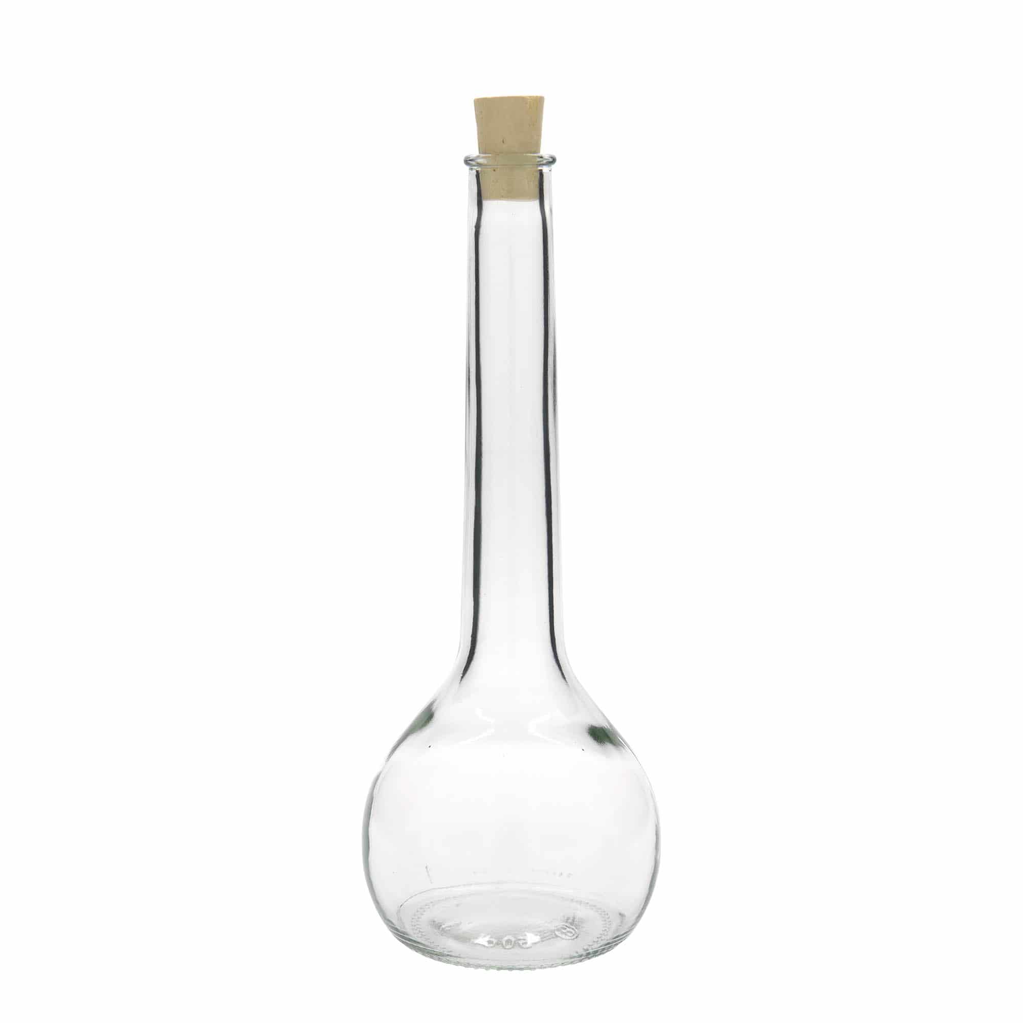 500 ml Bottiglia di vetro 'Tulipano', imboccatura: fascetta