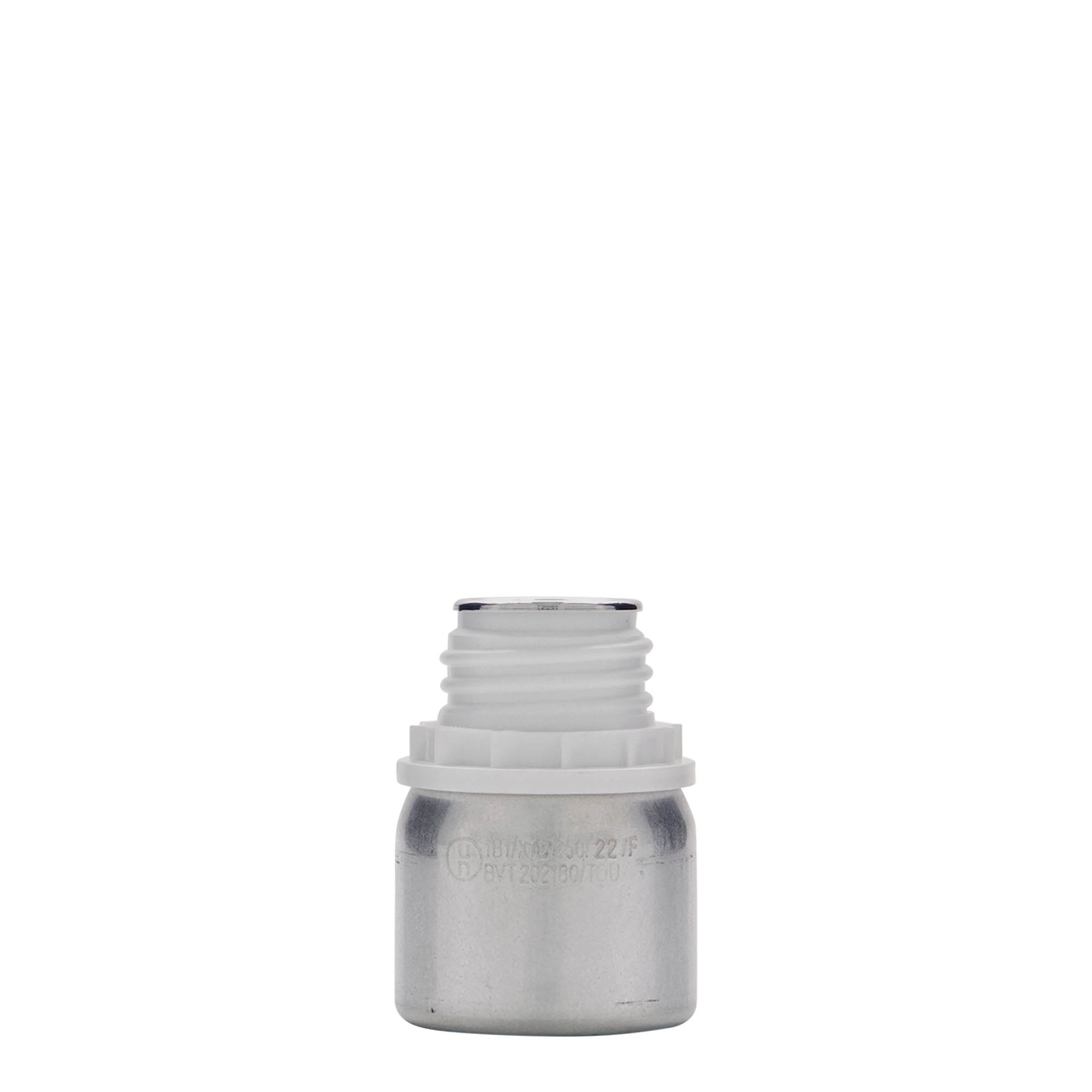 50 ml bottiglia in alluminio, metallo, argento, bocca: DIN 32 50 ml bottiglia in alluminio, metallo, argento, bocca: DIN 32