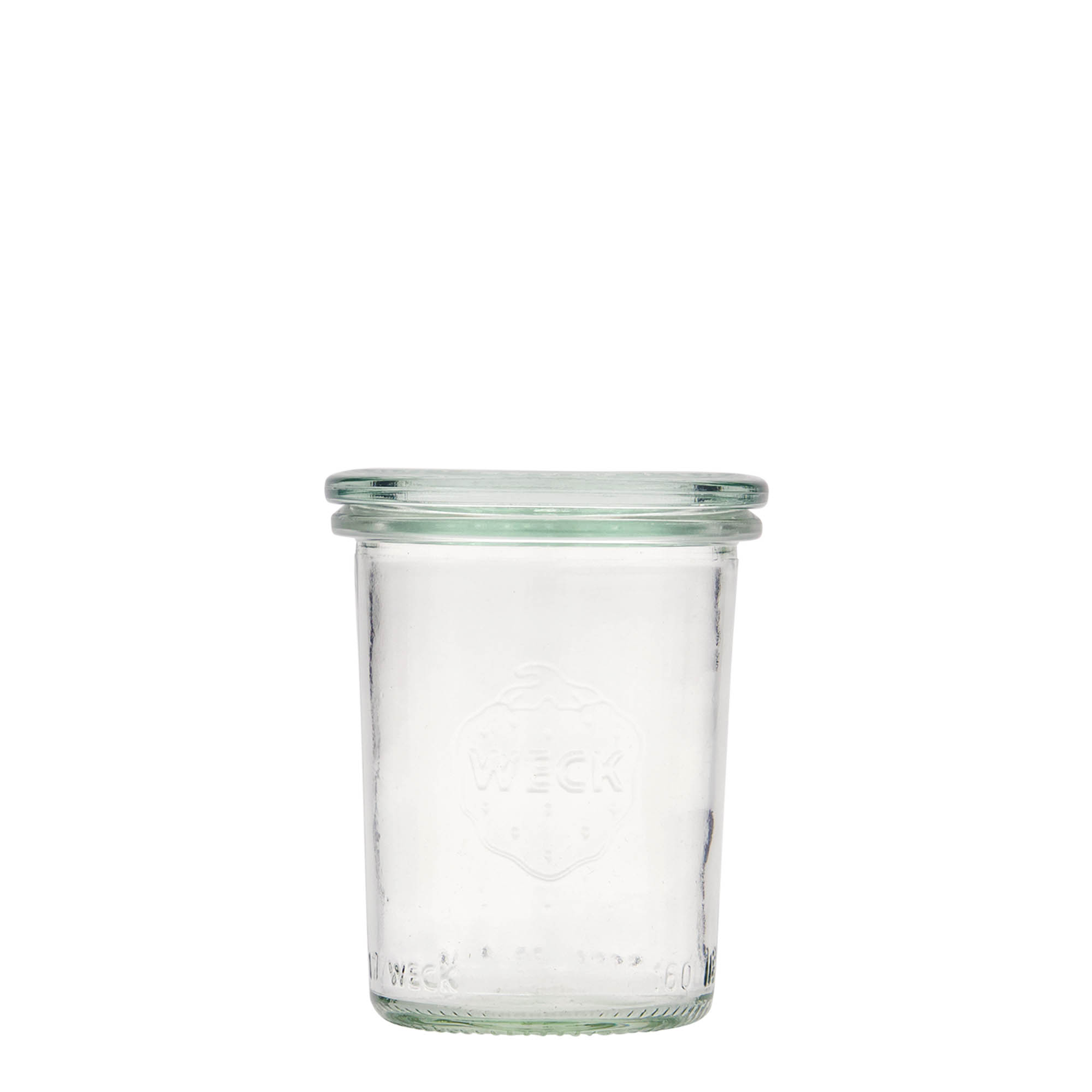 160 ml barattolo WECK a rovescio, bocca: bordo tondo 160 ml barattolo WECK a rovescio, bocca: bordo tondo